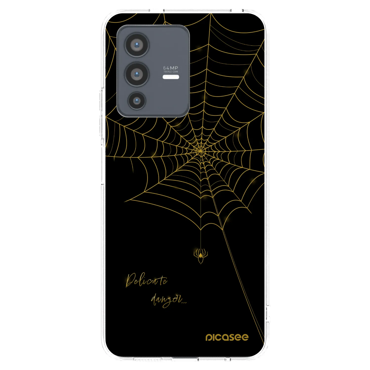 Picasee átlátszó szilikon tok az alábbi mobiltelefonokra Vivo V23 5G - Delicate danger