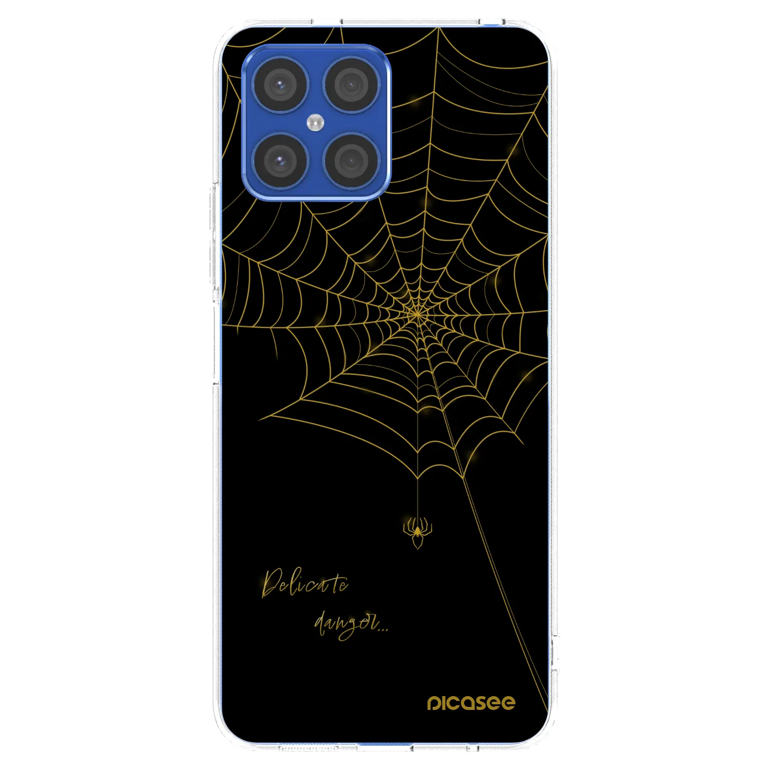 Picasee átlátszó szilikon tok az alábbi mobiltelefonokra Honor X8 4G - Delicate danger