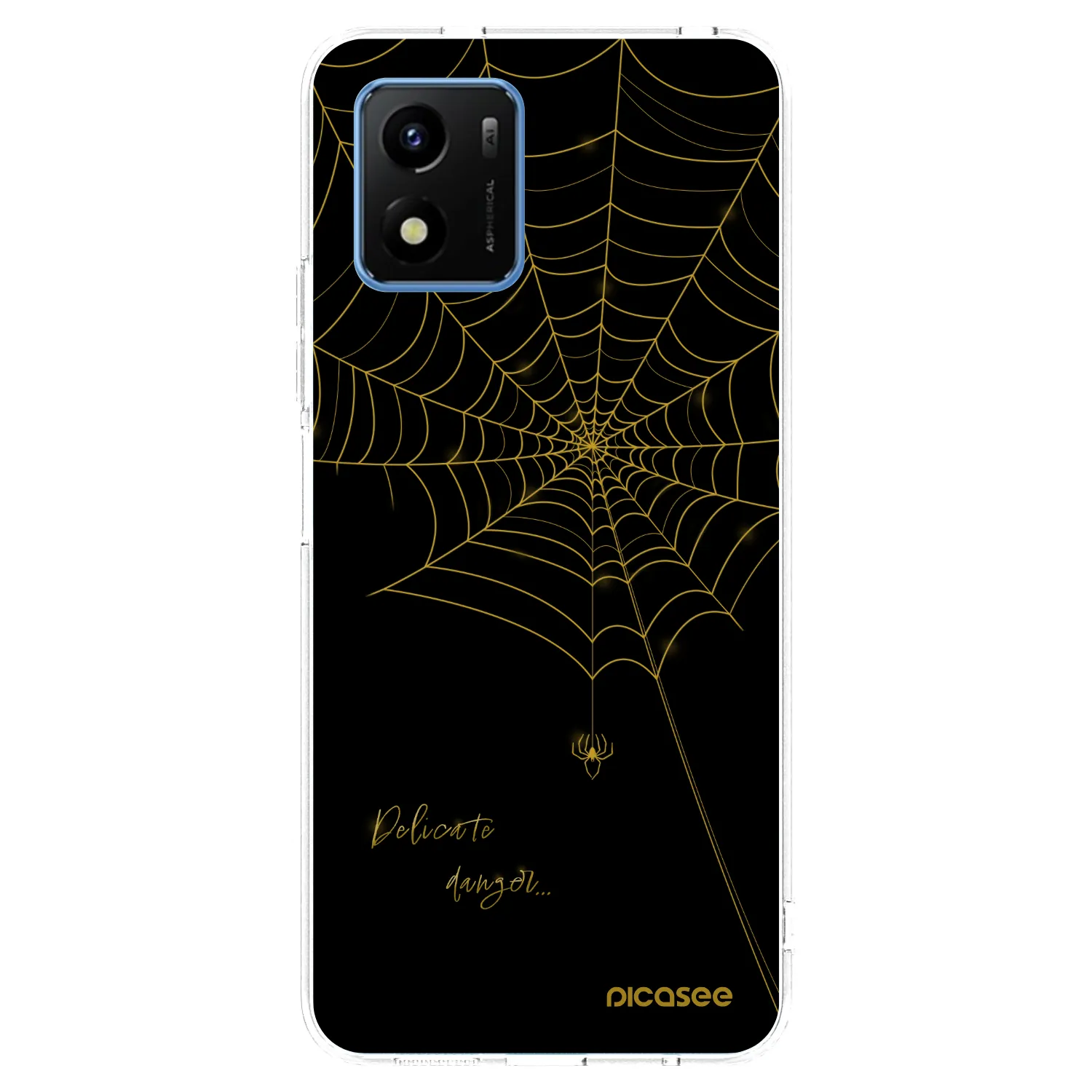 Picasee átlátszó szilikon tok az alábbi mobiltelefonokra Vivo Y01 - Delicate danger