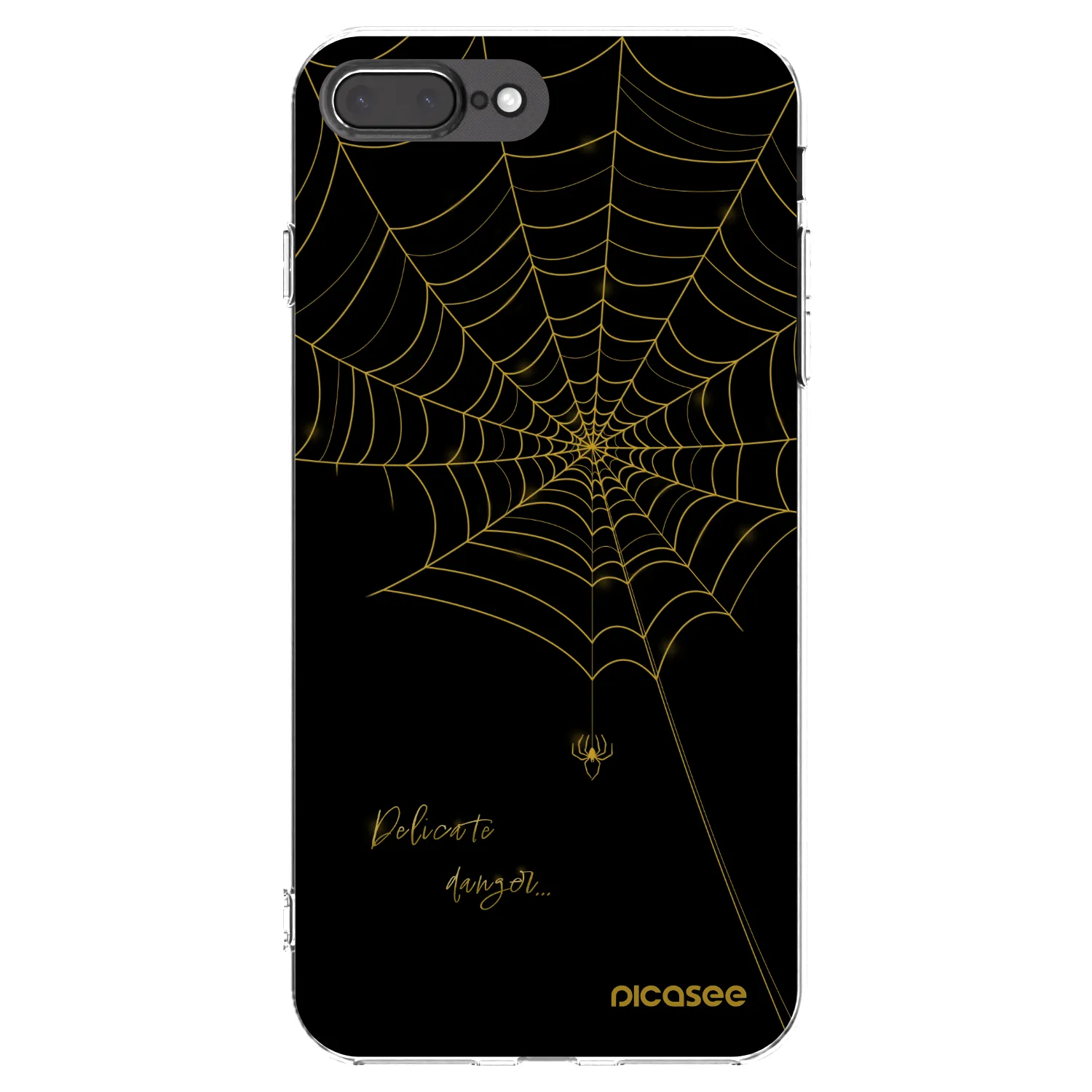 Picasee átlátszó szilikon tok az alábbi mobiltelefonokra Apple iPhone 8 Plus - Delicate danger
