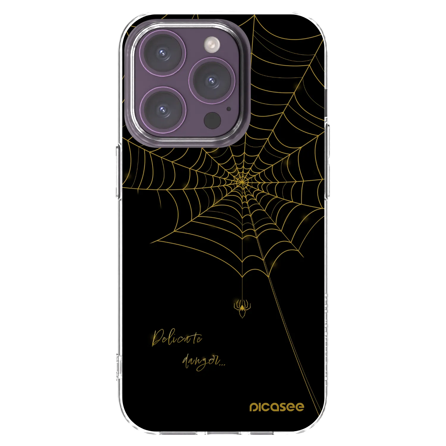Picasee átlátszó szilikon tok az alábbi mobiltelefonokra Apple iPhone 14 Pro - Delicate danger