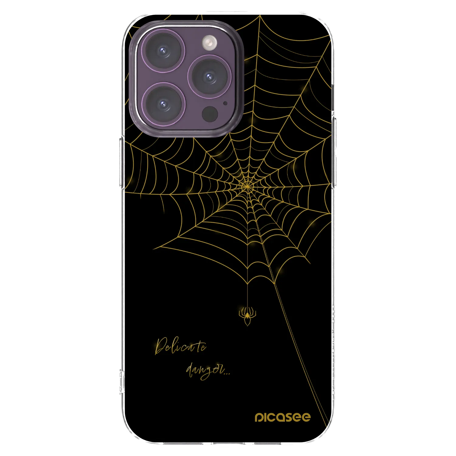 Picasee átlátszó szilikon tok az alábbi mobiltelefonokra Apple iPhone 14 Pro Max - Delicate danger