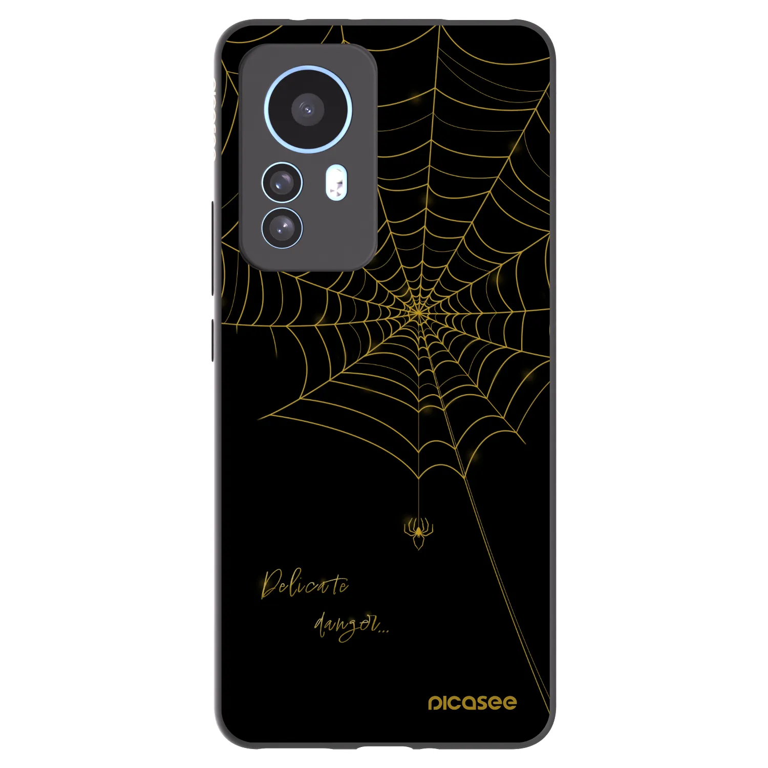 Picasee fekete szilikon tok az alábbi mobiltelefonokra Xiaomi 12T Pro - Delicate danger