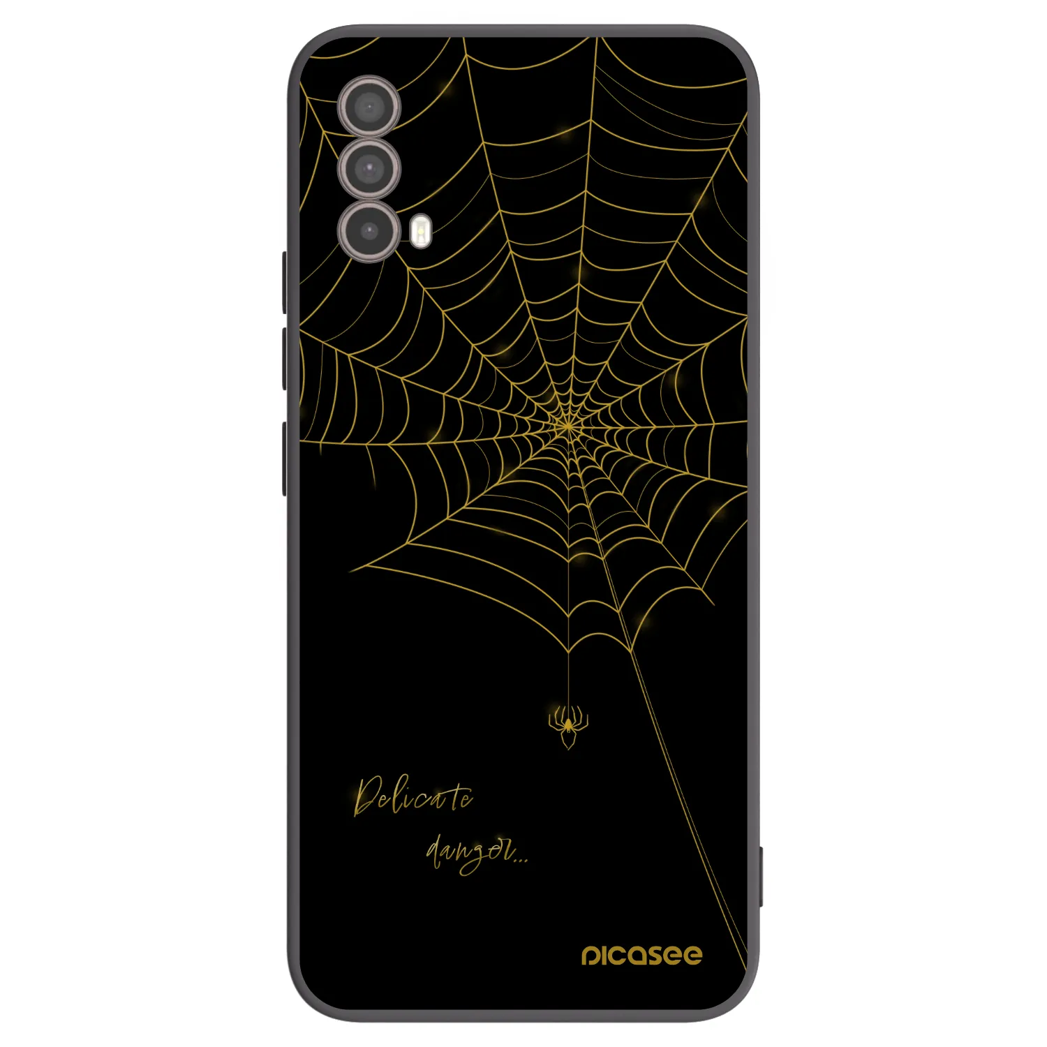 Picasee fekete szilikon tok az alábbi mobiltelefonokra Motorola Moto E40 - Delicate danger