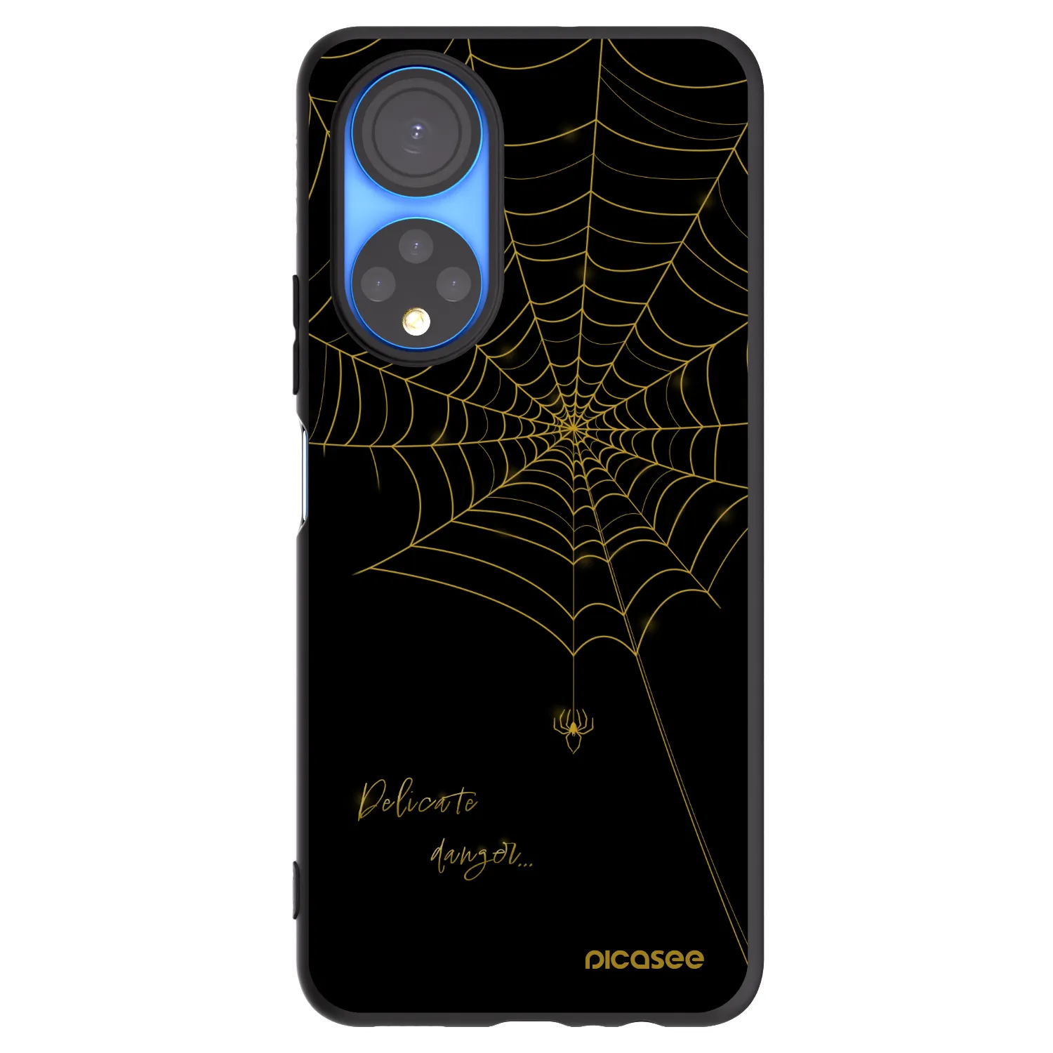 Picasee fekete szilikon tok az alábbi mobiltelefonokra Honor X7 - Delicate danger
