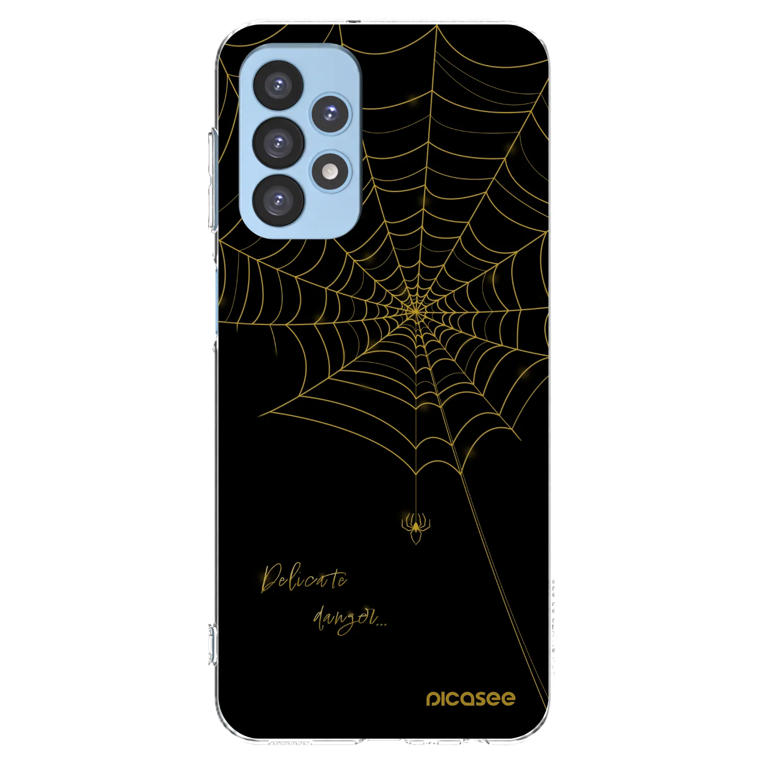 Picasee átlátszó szilikon tok az alábbi mobiltelefonokra Samsung Galaxy A23 A235F 4G - Delicate danger