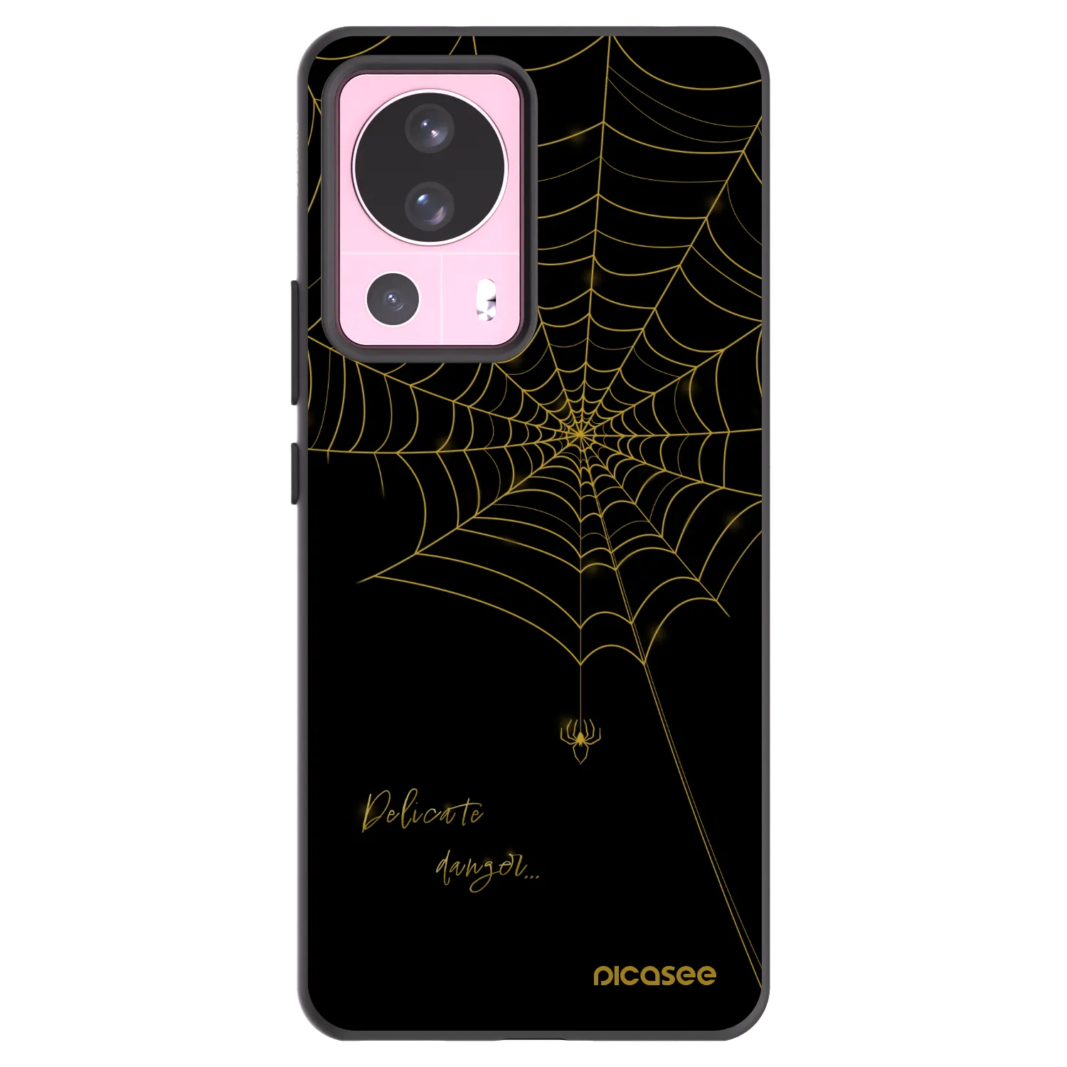 Picasee fekete szilikon tok az alábbi mobiltelefonokra Xiaomi 13 Lite - Delicate danger
