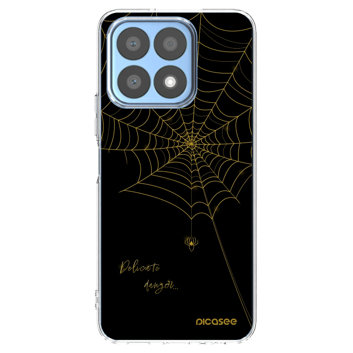 Picasee átlátszó szilikon tok az alábbi mobiltelefonokra Honor X8a - Delicate danger