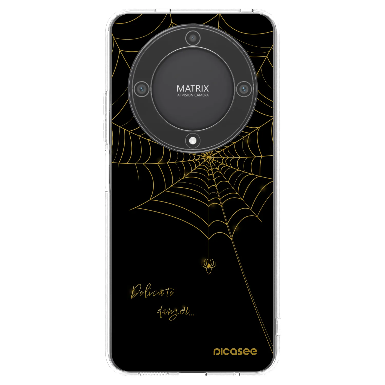 Picasee átlátszó szilikon tok az alábbi mobiltelefonokra Honor Magic5 Lite 5G - Delicate danger
