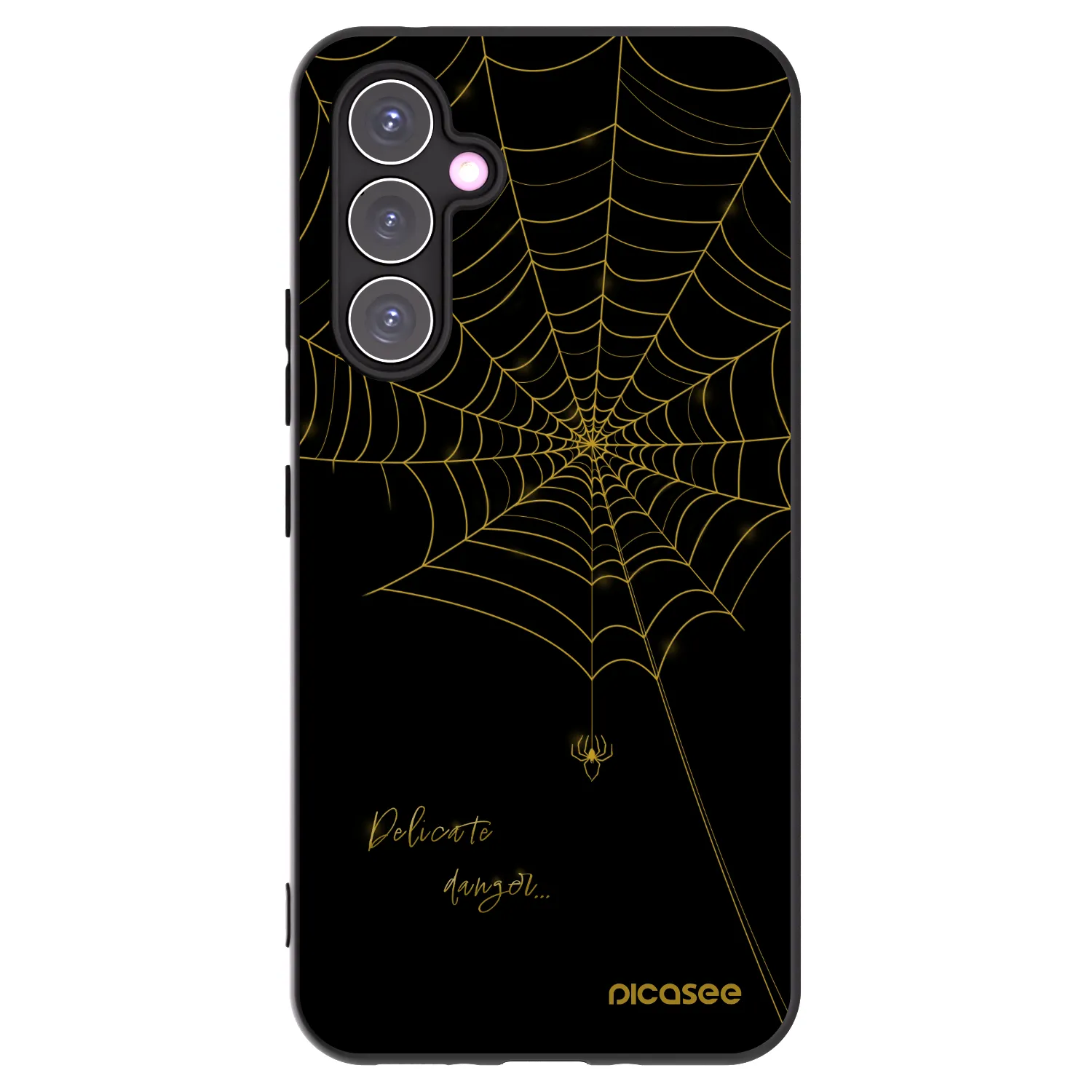Picasee fekete szilikon tok az alábbi mobiltelefonokra Samsung Galaxy A54 5G A546B - Delicate danger