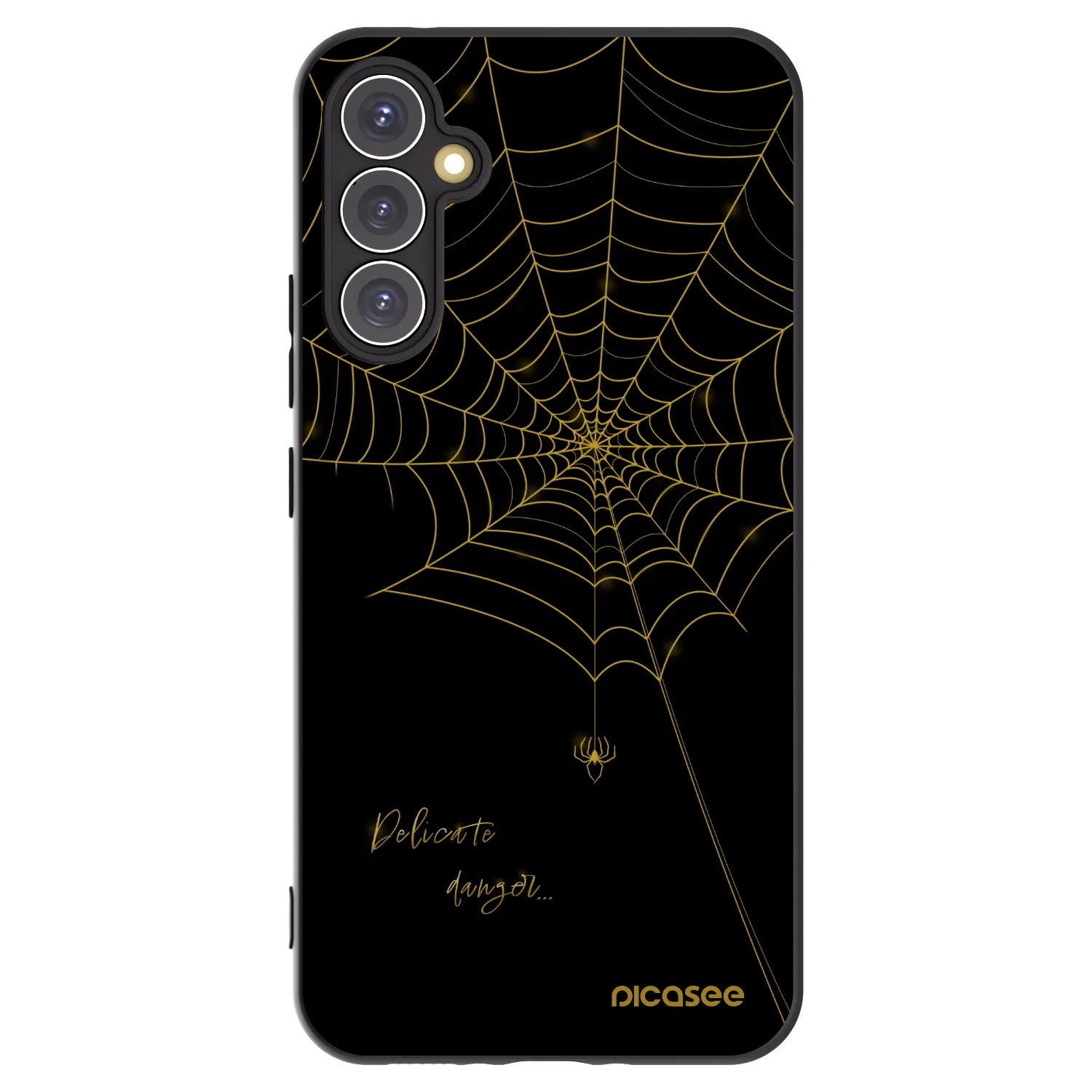 Picasee fekete szilikon tok az alábbi mobiltelefonokra Samsung Galaxy A34 5G A346B - Delicate danger