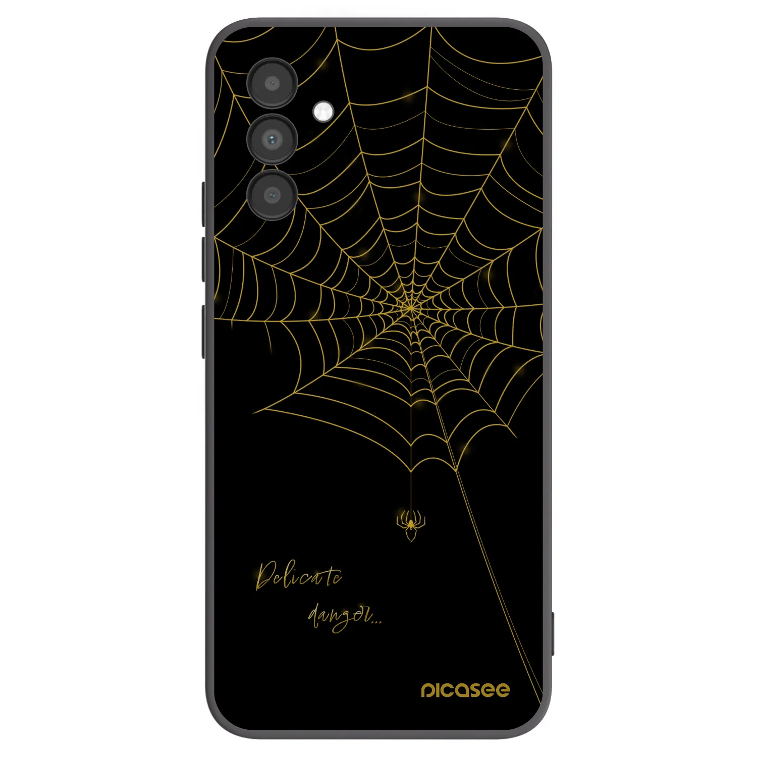 Picasee fekete szilikon tok az alábbi mobiltelefonokra Samsung Galaxy A04s A047F - Delicate danger