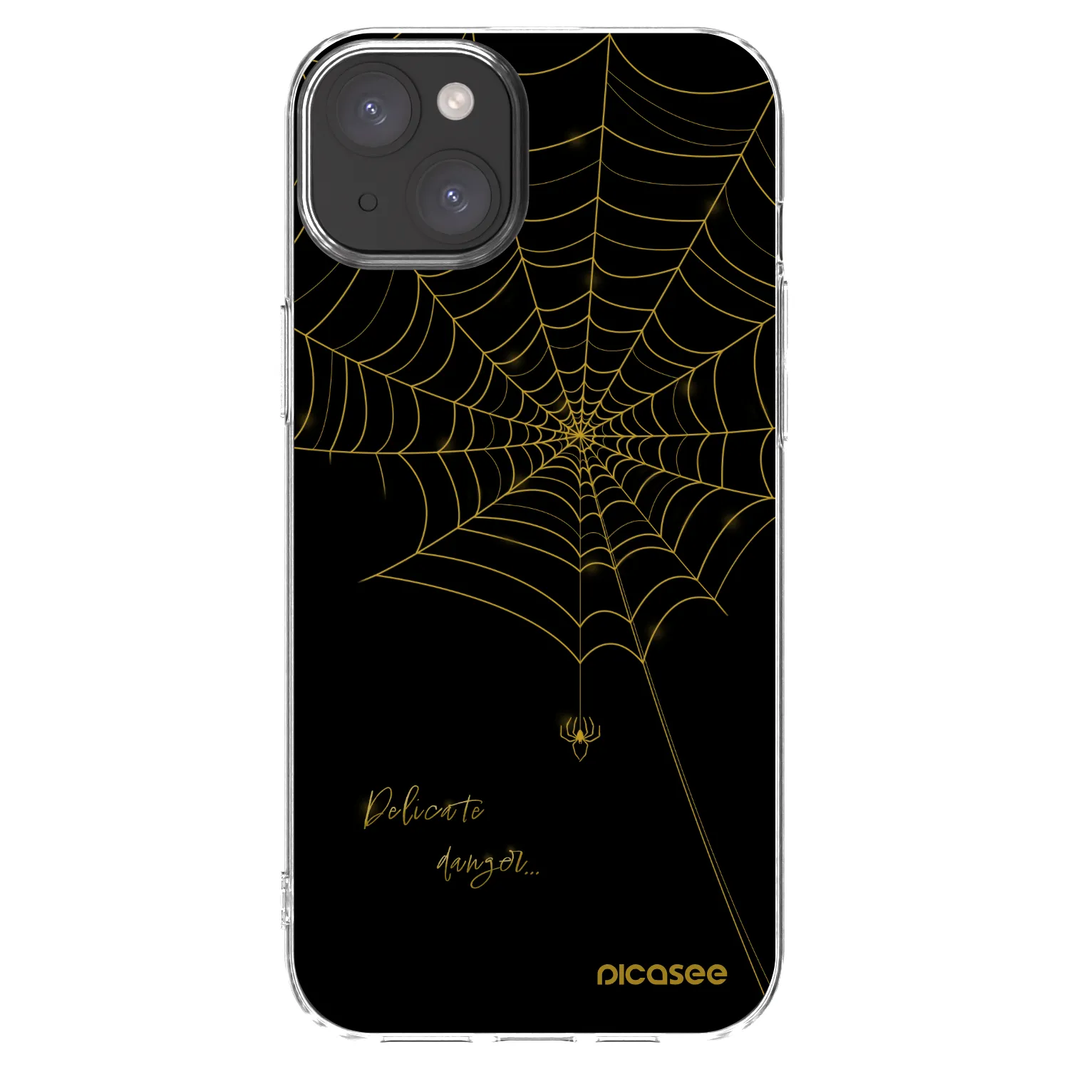 Picasee átlátszó szilikon tok az alábbi mobiltelefonokra Apple iPhone 15 Plus - Delicate danger