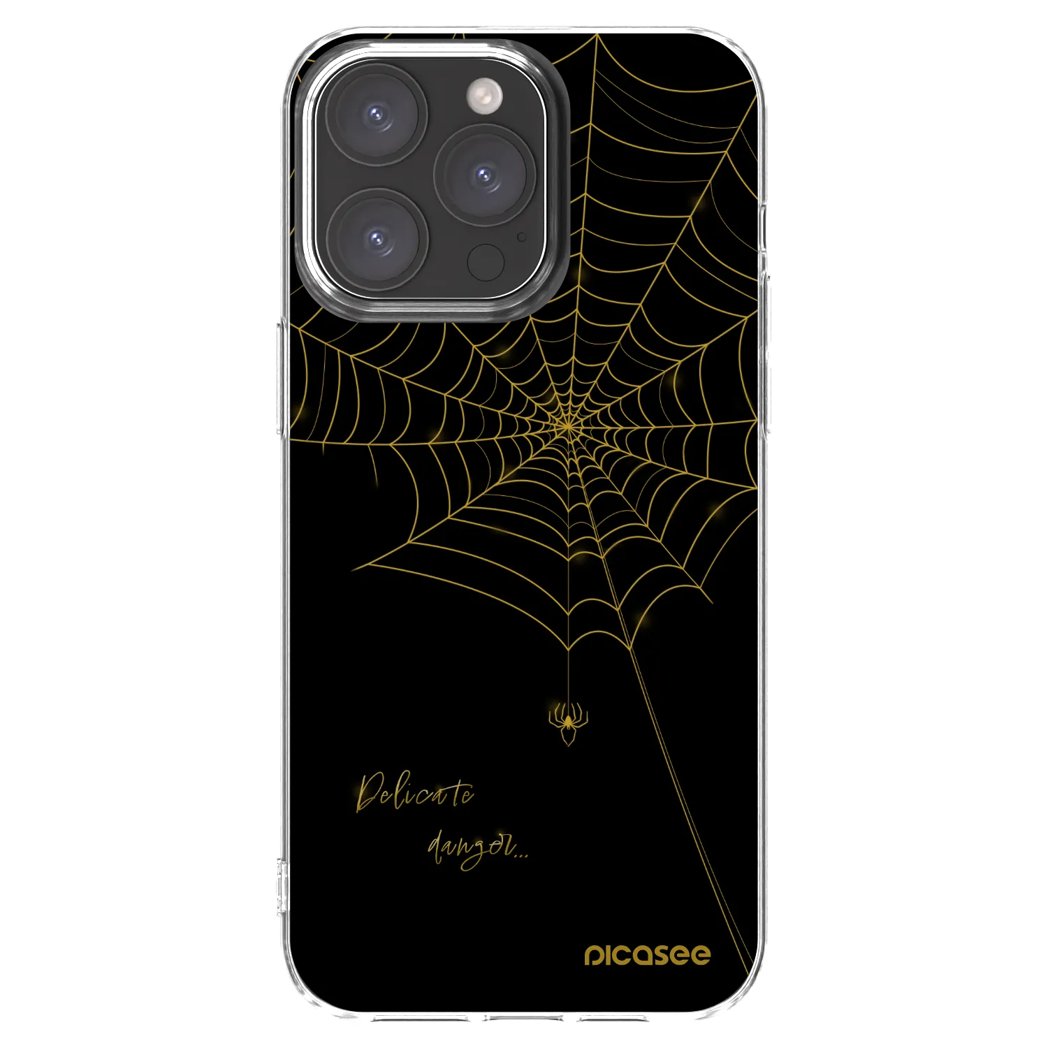 Picasee átlátszó szilikon tok az alábbi mobiltelefonokra Apple iPhone 15 Pro Max - Delicate danger