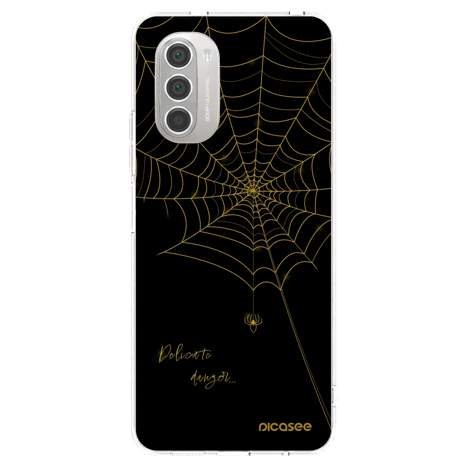 Picasee átlátszó szilikon tok az alábbi mobiltelefonokra Motorola Moto G51 - Delicate danger