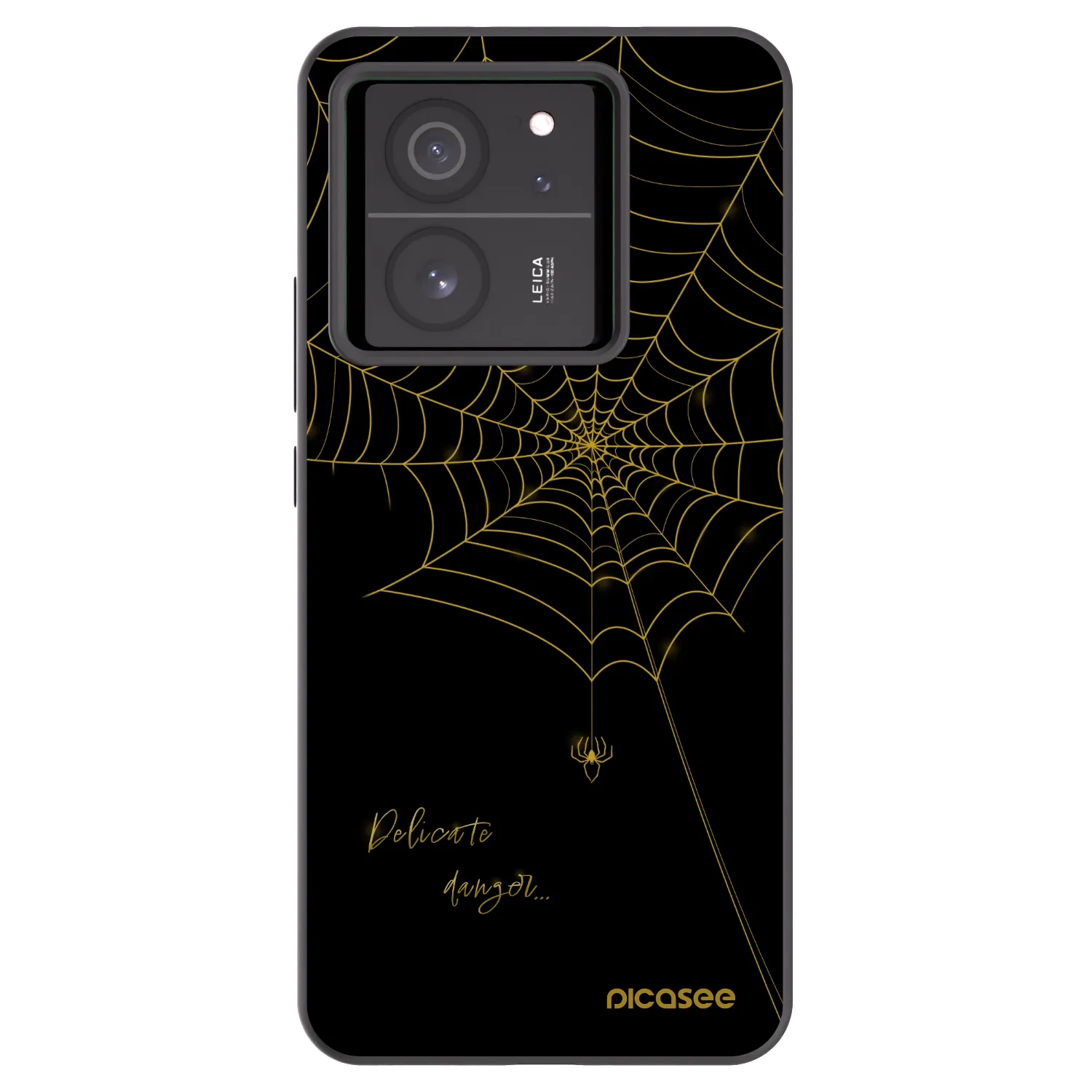 Picasee fekete szilikon tok az alábbi mobiltelefonokra Xiaomi 13T Pro - Delicate danger