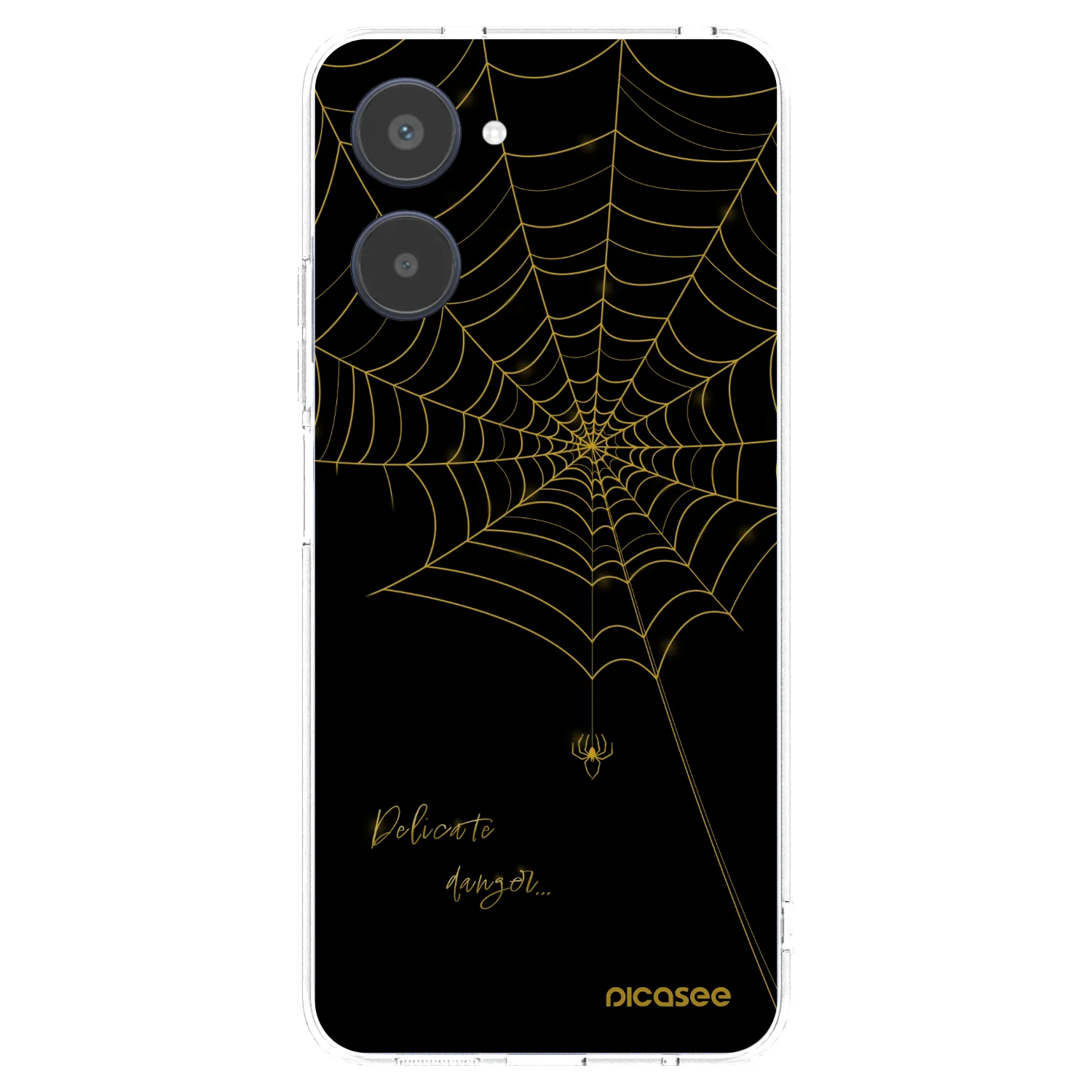 Picasee átlátszó szilikon tok az alábbi mobiltelefonokra Realme 10 4G - Delicate danger