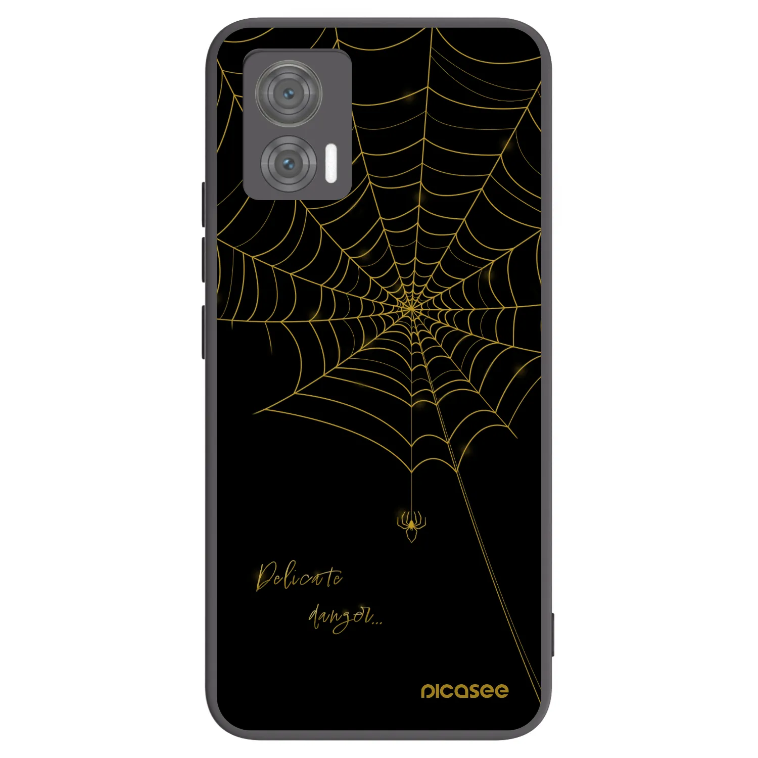 Picasee fekete szilikon tok az alábbi mobiltelefonokra Motorola Edge 30 Neo - Delicate danger