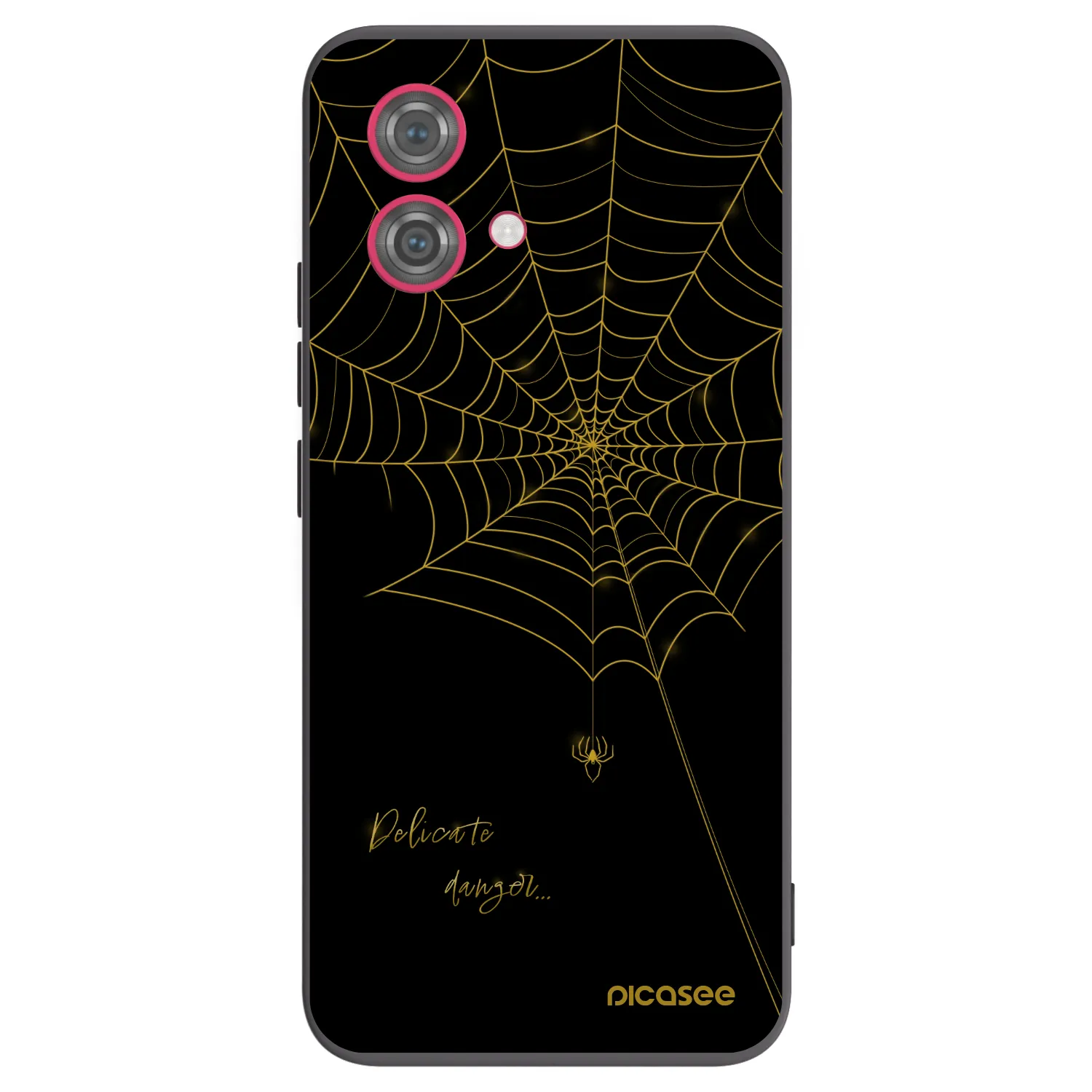 Picasee fekete szilikon tok az alábbi mobiltelefonokra Motorola Moto G84 5G - Delicate danger