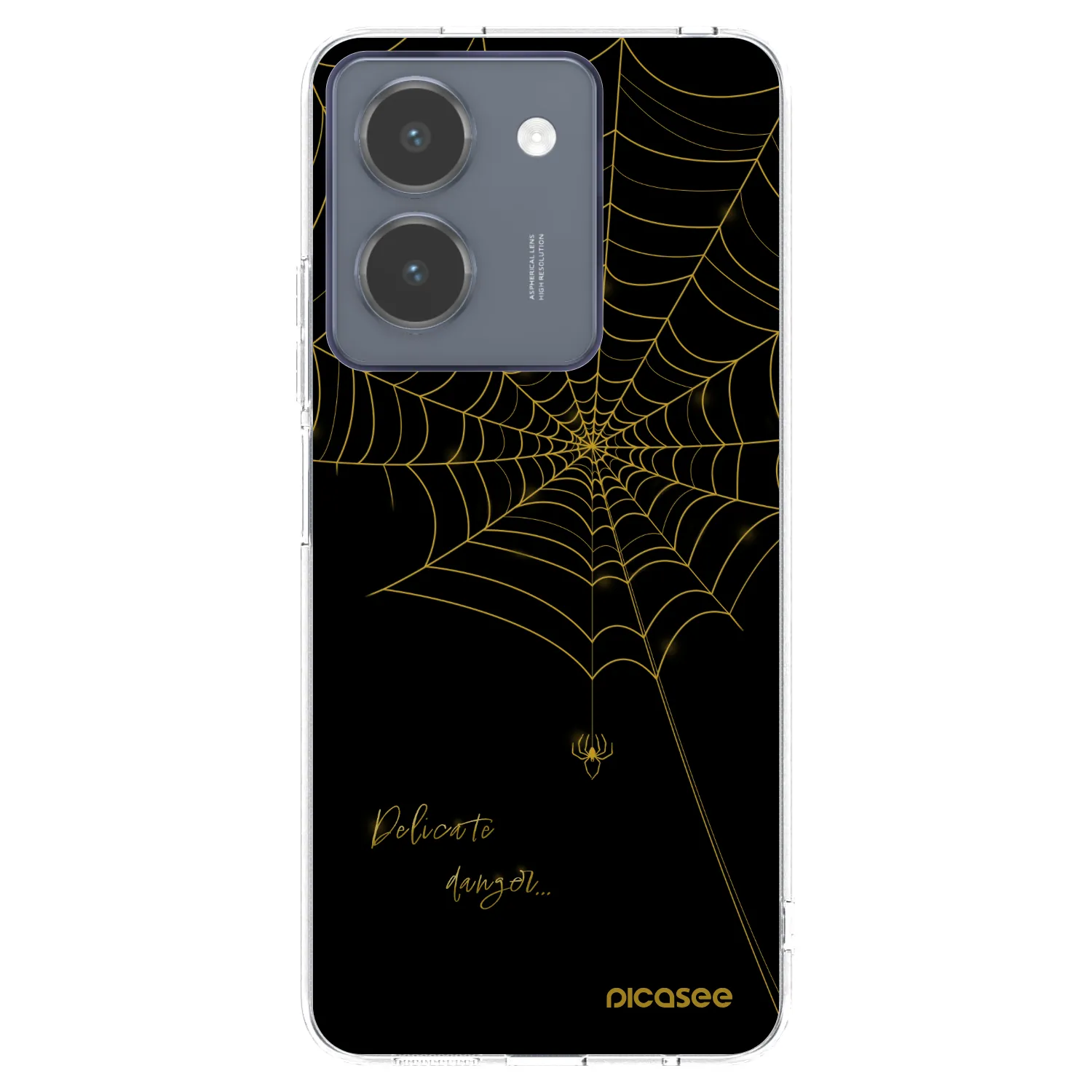 Picasee átlátszó szilikon tok az alábbi mobiltelefonokra Vivo Y36 4G - Delicate danger