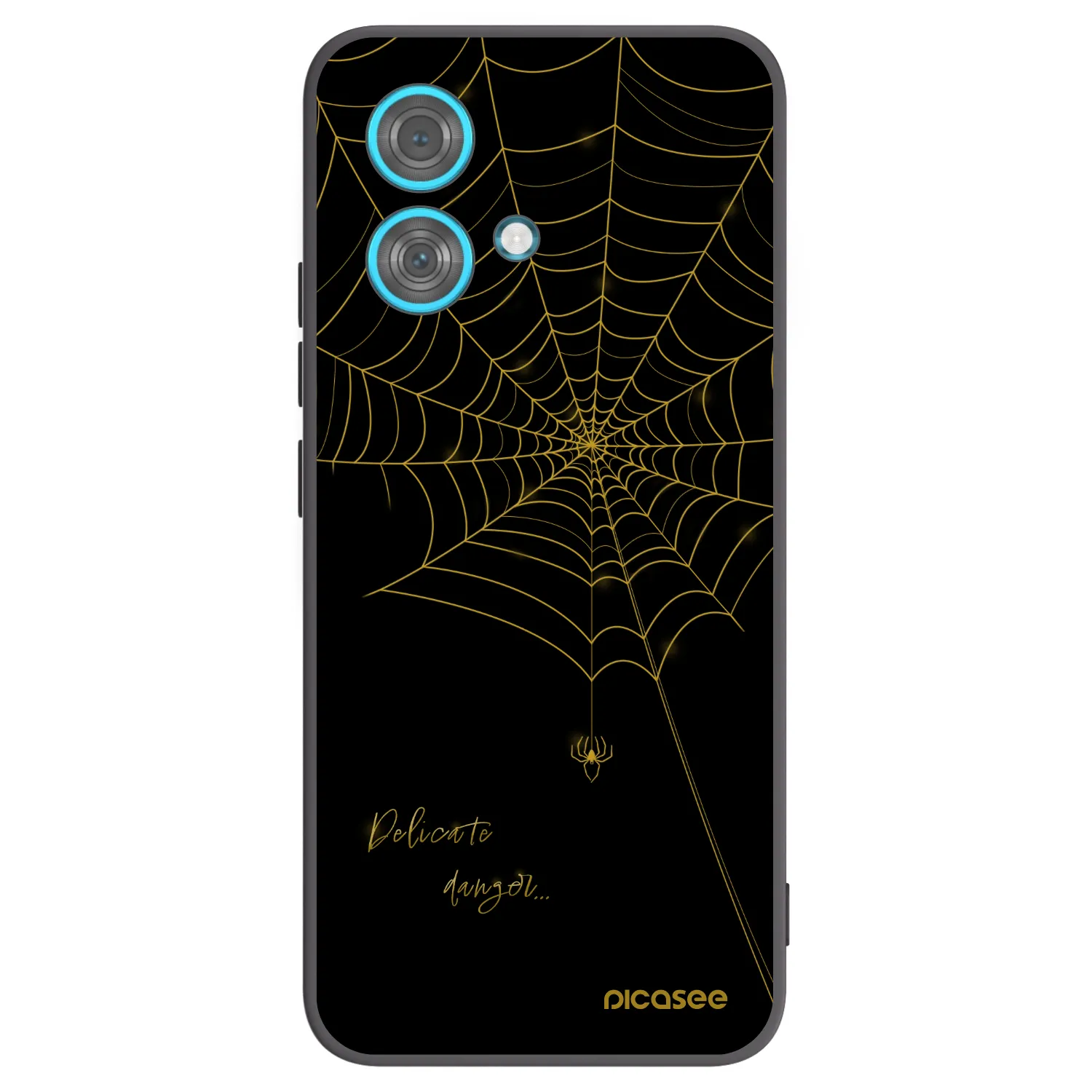 Picasee fekete szilikon tok az alábbi mobiltelefonokra Motorola Edge 40 Neo - Delicate danger