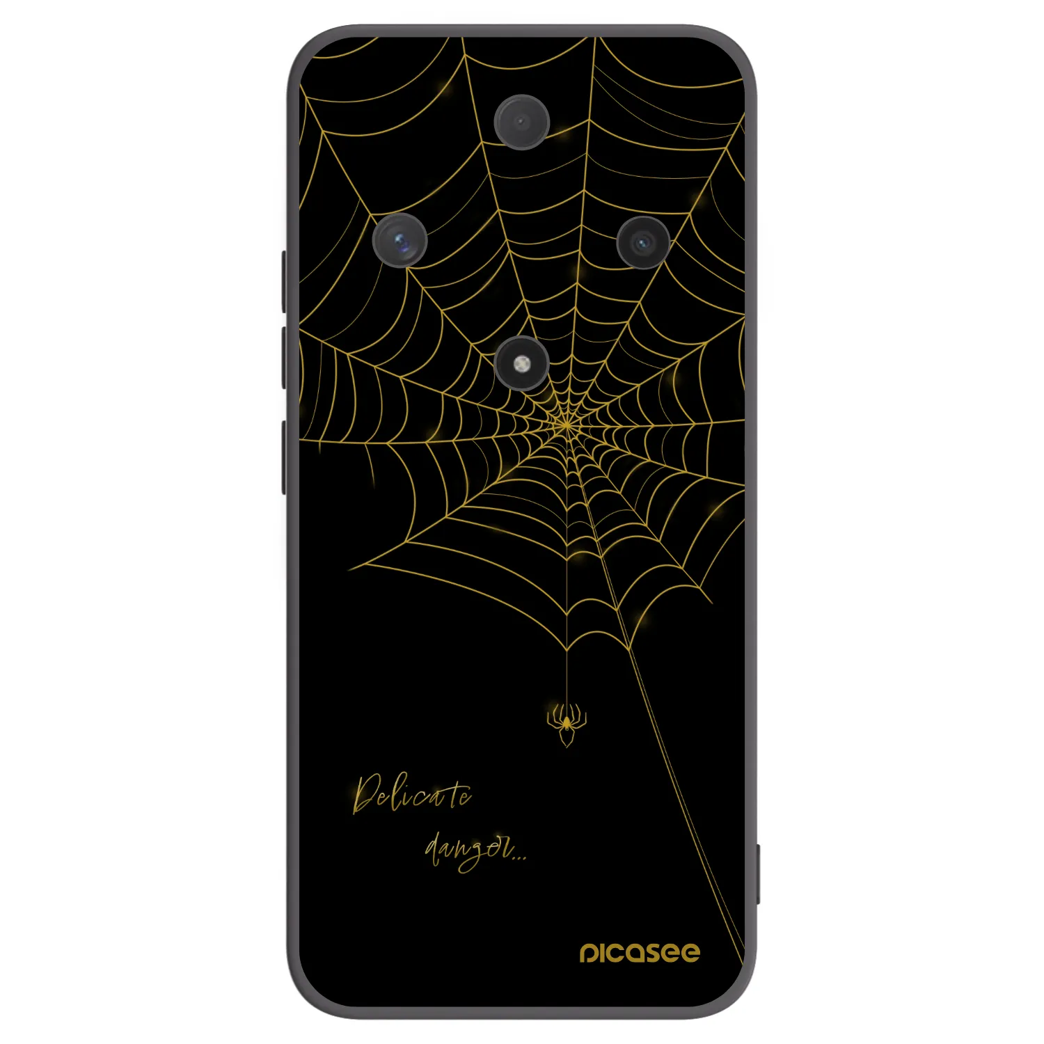 Picasee fekete szilikon tok az alábbi mobiltelefonokra Honor Magic6 Lite 5G - Delicate danger