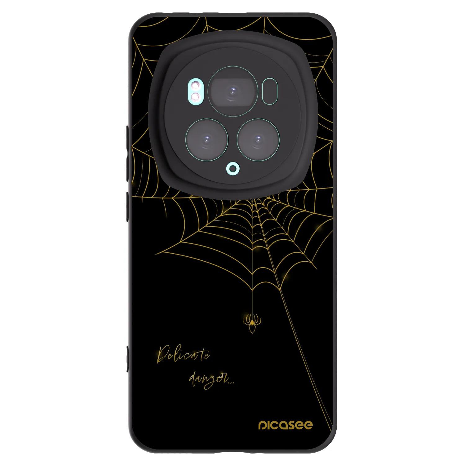 Picasee fekete szilikon tok az alábbi mobiltelefonokra Honor Magic6 Pro - Delicate danger