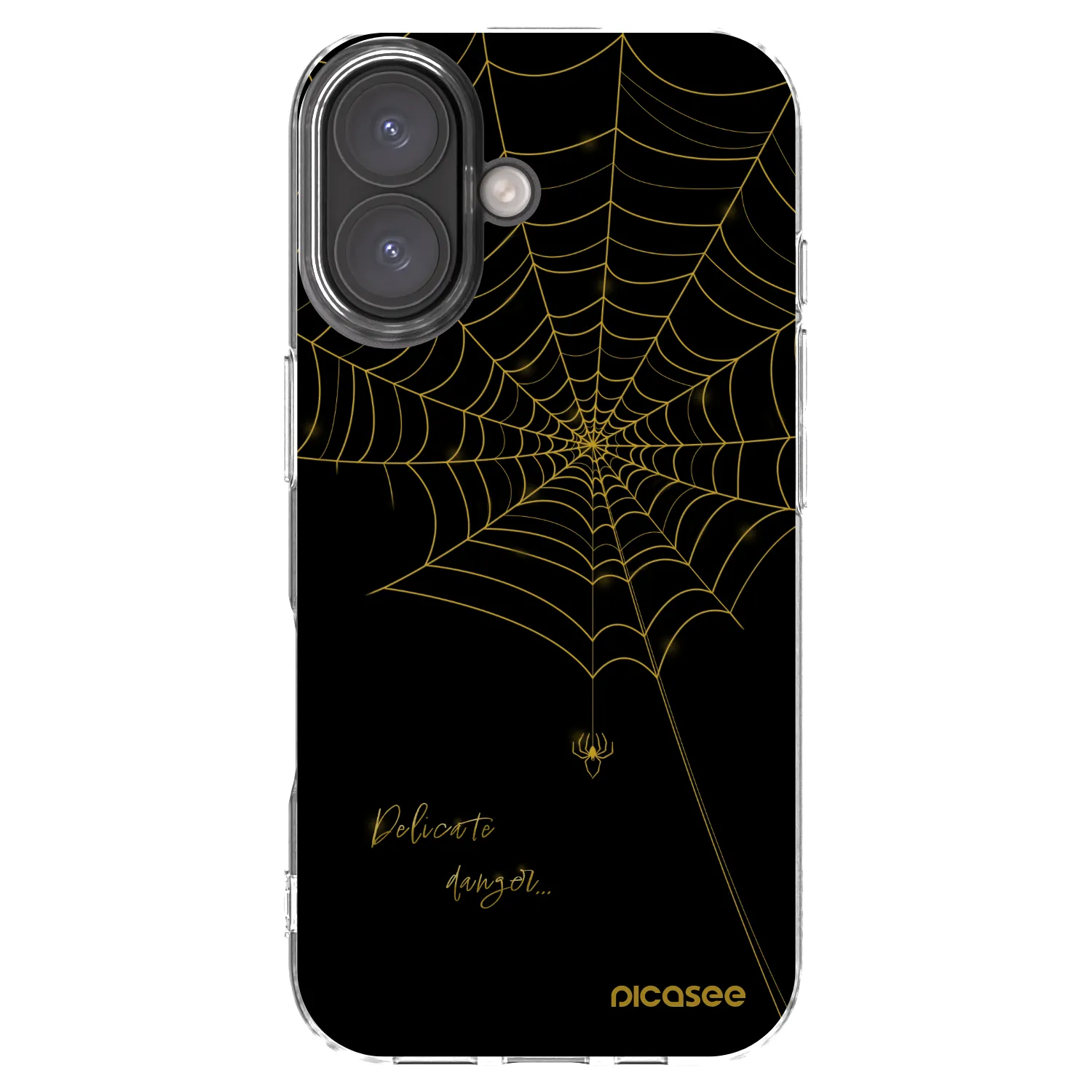 Picasee átlátszó szilikon tok az alábbi mobiltelefonokra Apple iPhone 16 - Delicate danger