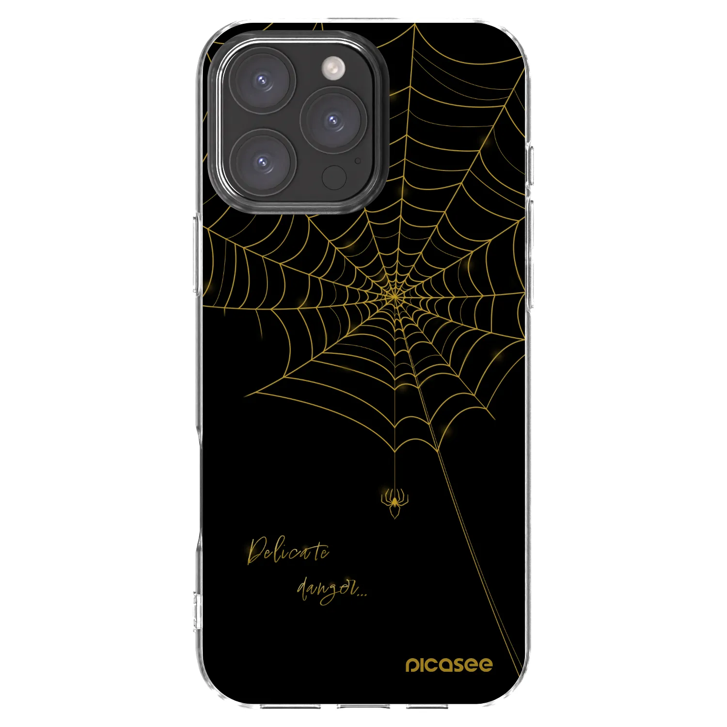 Picasee átlátszó szilikon tok az alábbi mobiltelefonokra Apple iPhone 16 Pro Max - Delicate danger