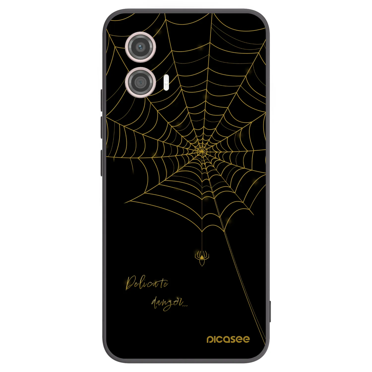 Picasee fekete szilikon tok az alábbi mobiltelefonokra Motorola Moto G53 5G - Delicate danger