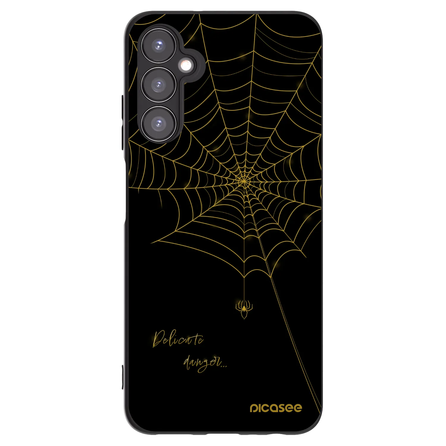 Picasee fekete szilikon tok az alábbi mobiltelefonokra Samsung Galaxy A05s A057G - Delicate danger