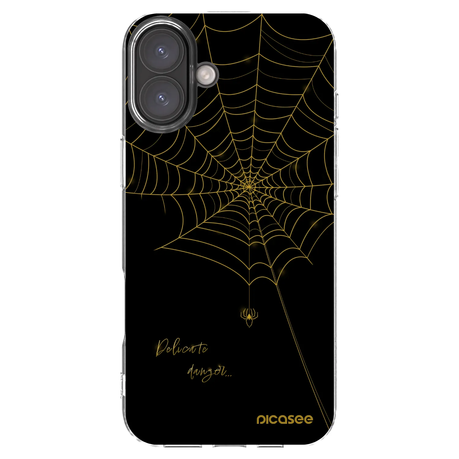 Picasee átlátszó szilikon tok az alábbi mobiltelefonokra Apple iPhone 16 Plus - Delicate danger