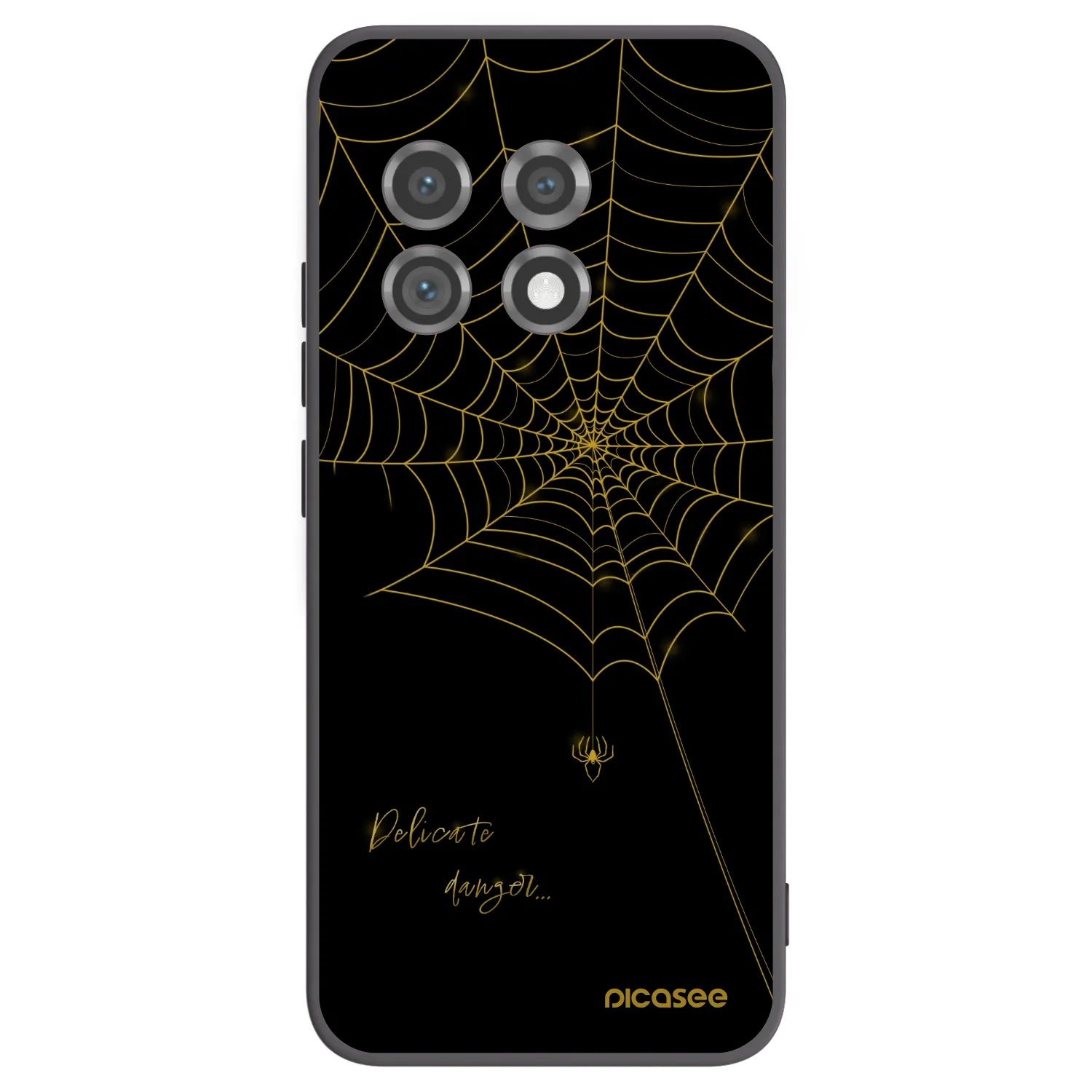 Picasee fekete szilikon tok az alábbi mobiltelefonokra OnePlus 11 5G - Delicate danger