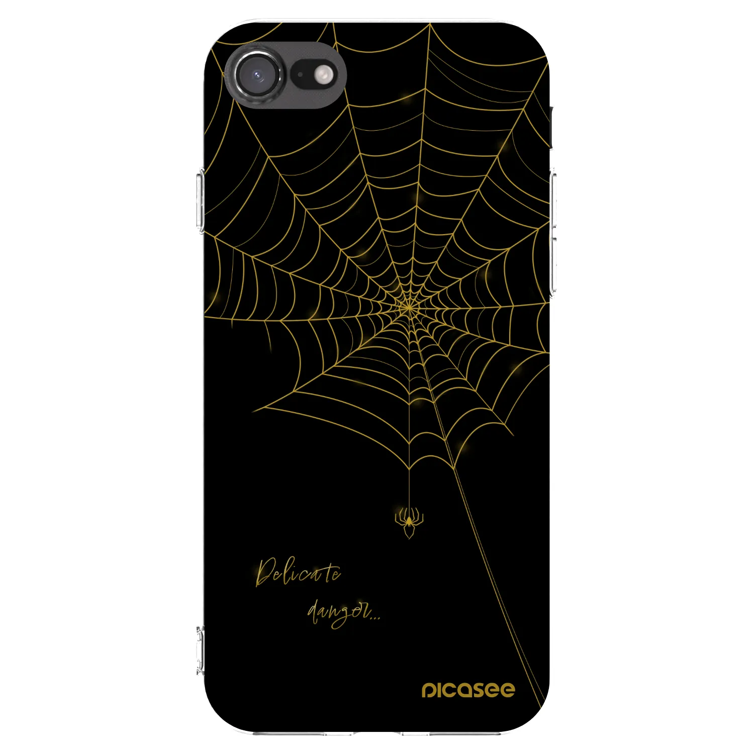Picasee átlátszó szilikon tok az alábbi mobiltelefonokra Apple iPhone 7 - Delicate danger