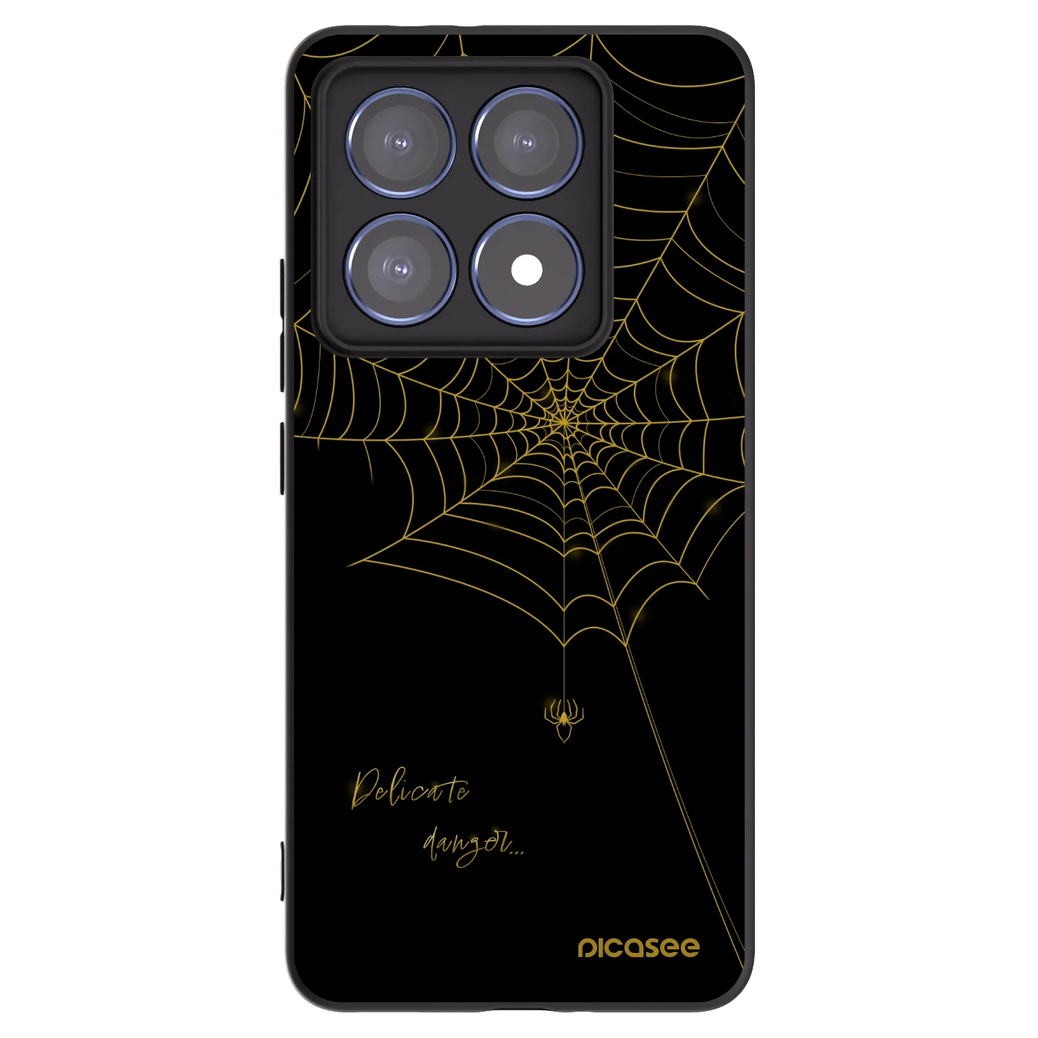 Picasee fekete szilikon tok az alábbi mobiltelefonokra Xiaomi 14T Pro - Delicate danger