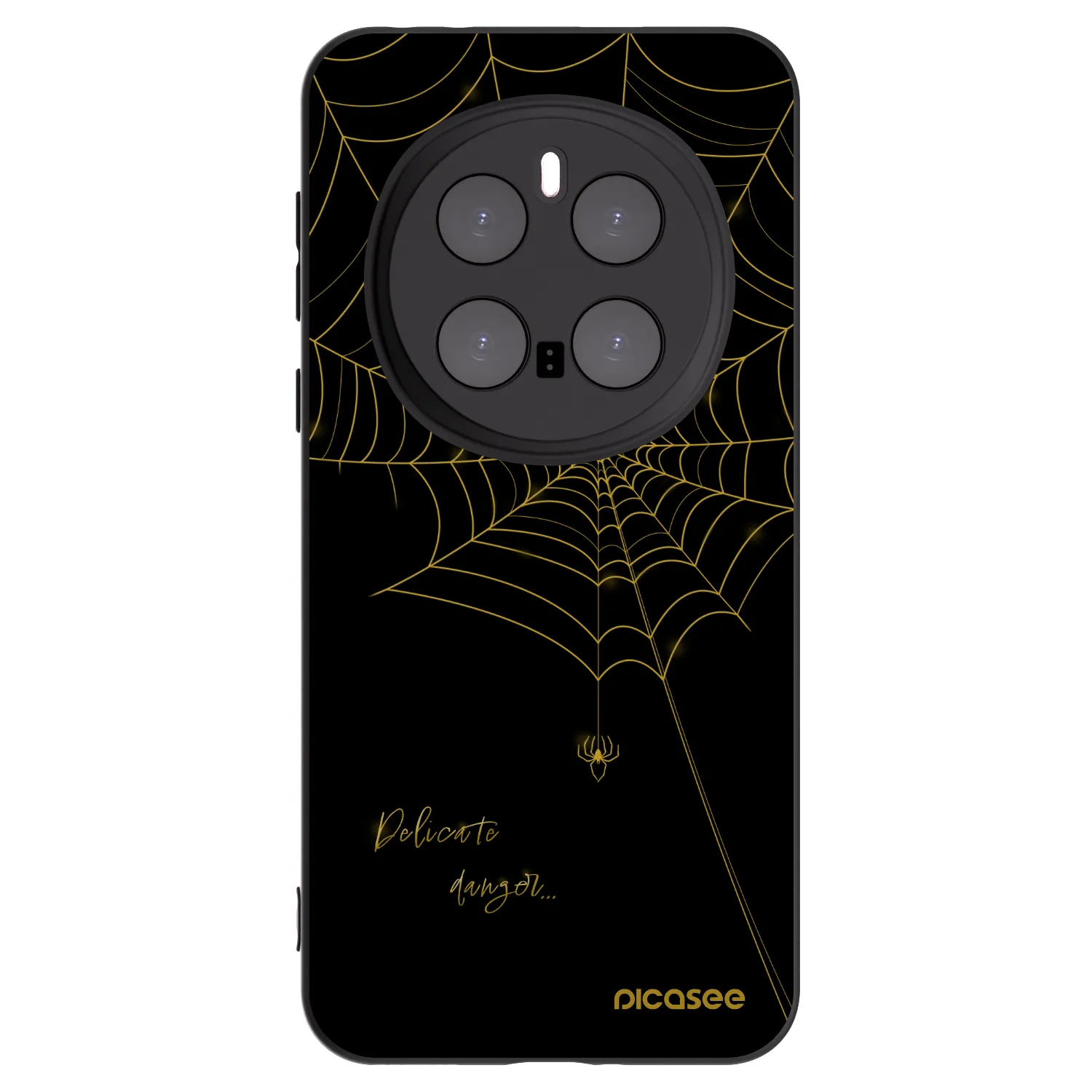 Picasee fekete szilikon tok az alábbi mobiltelefonokra Honor Magic7 Pro 5G - Delicate danger