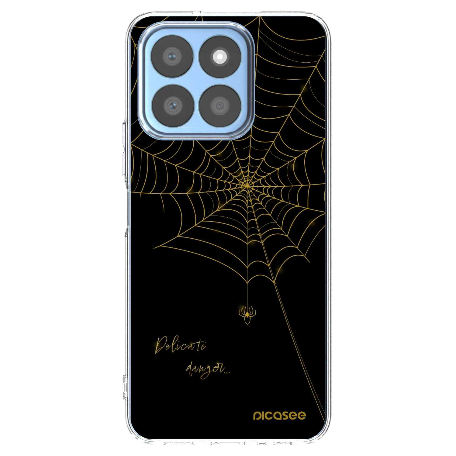 Picasee átlátszó szilikon tok az alábbi mobiltelefonokra Honor X8c - Delicate danger