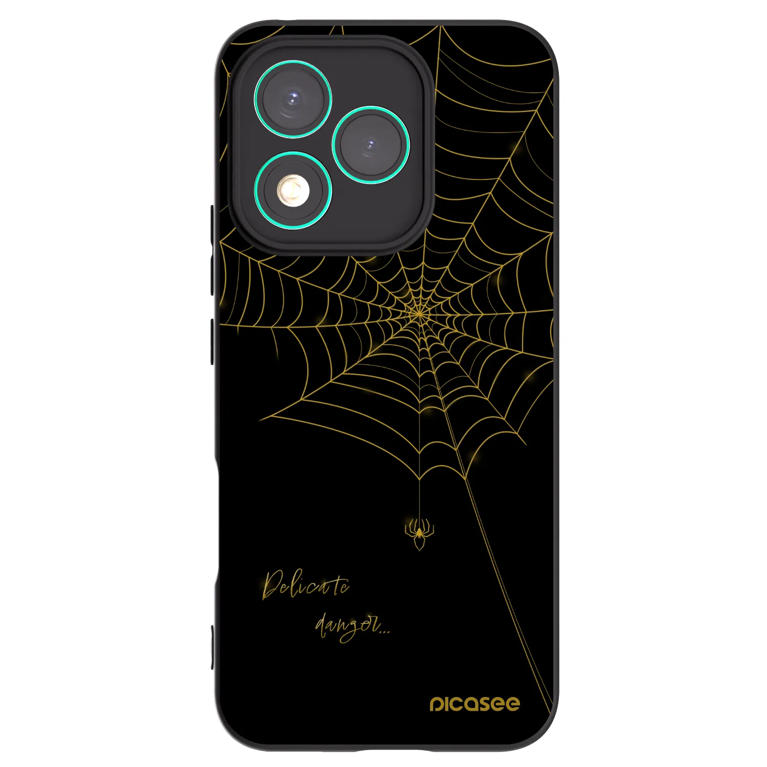 Picasee fekete szilikon tok az alábbi mobiltelefonokra Honor 400 Lite 5G - Delicate danger