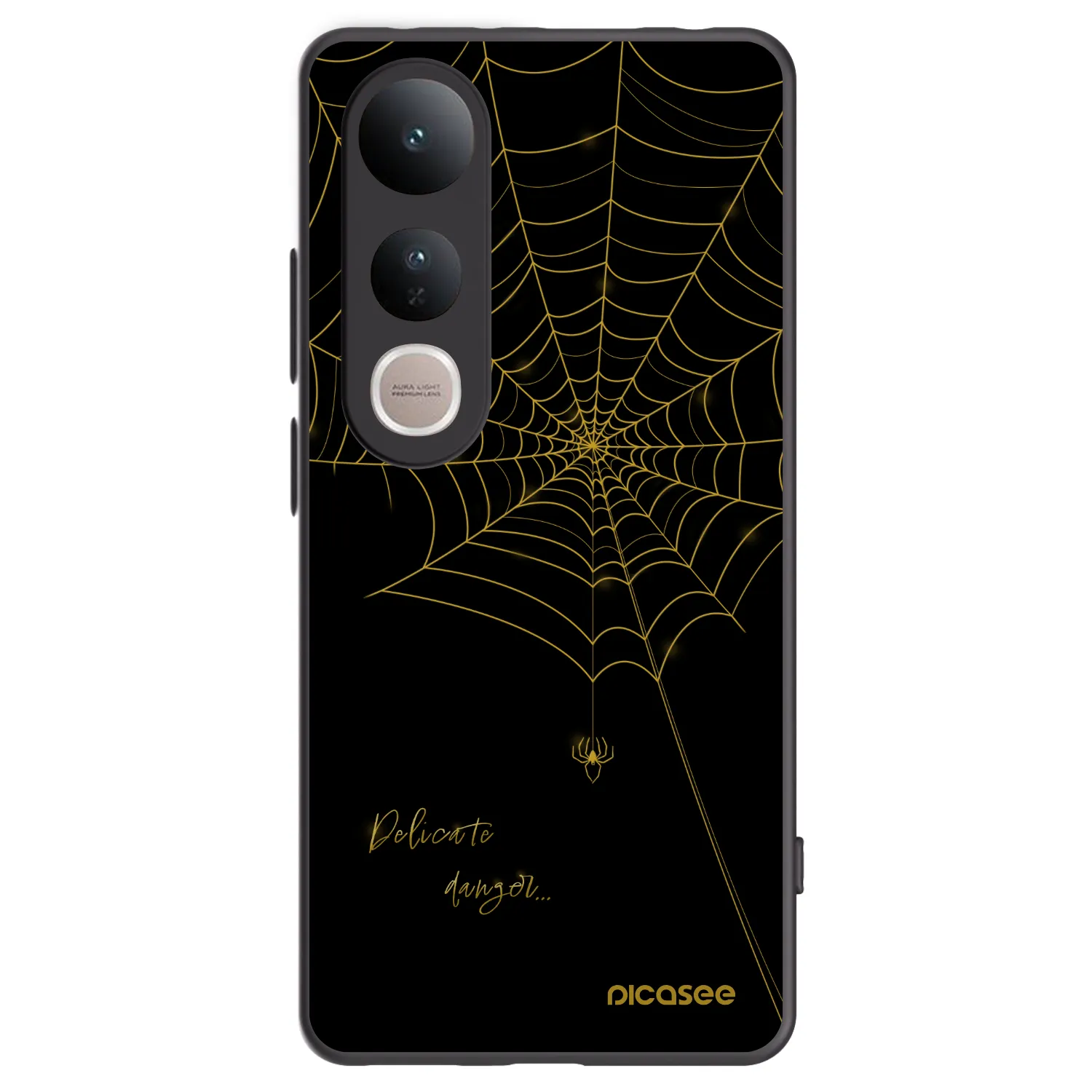 Picasee fekete szilikon tok az alábbi mobiltelefonokra Vivo V50 Lite 5G - Delicate danger