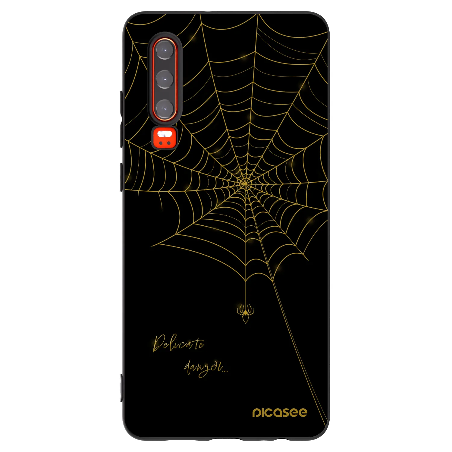 Picasee fekete szilikon tok az alábbi mobiltelefonokra Huawei P30 - Delicate danger