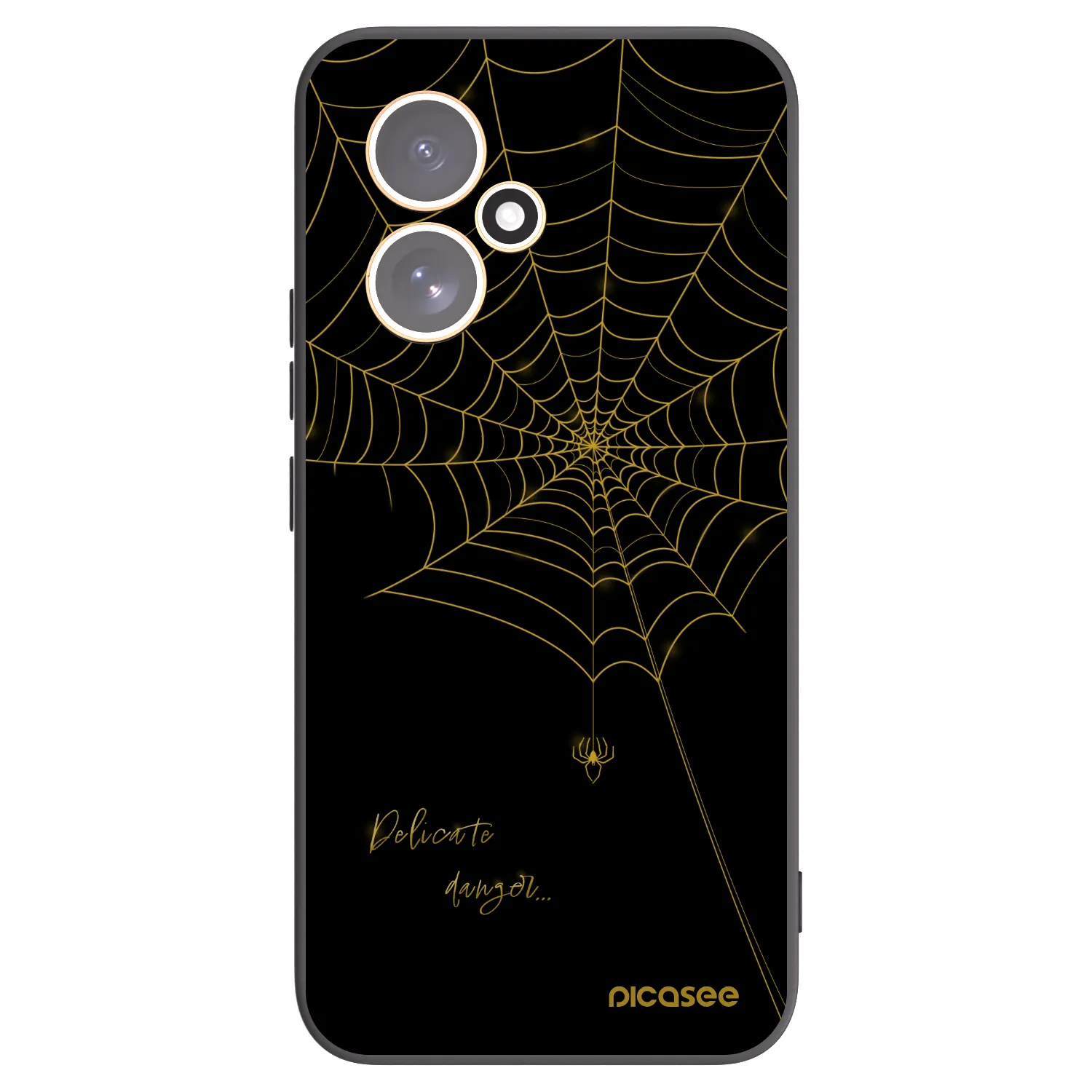 Picasee fekete szilikon tok az alábbi mobiltelefonokra Honor 400 5G - Delicate danger