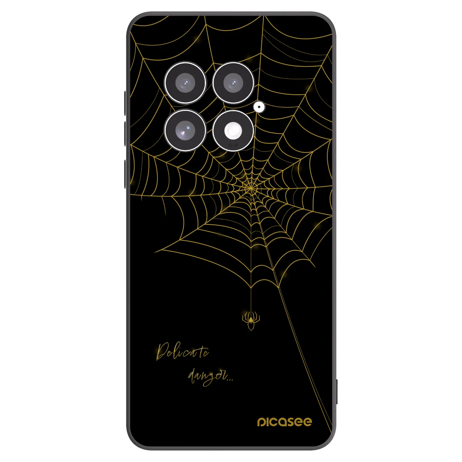 Picasee fekete szilikon tok az alábbi mobiltelefonokra OnePlus 13 5G - Delicate danger