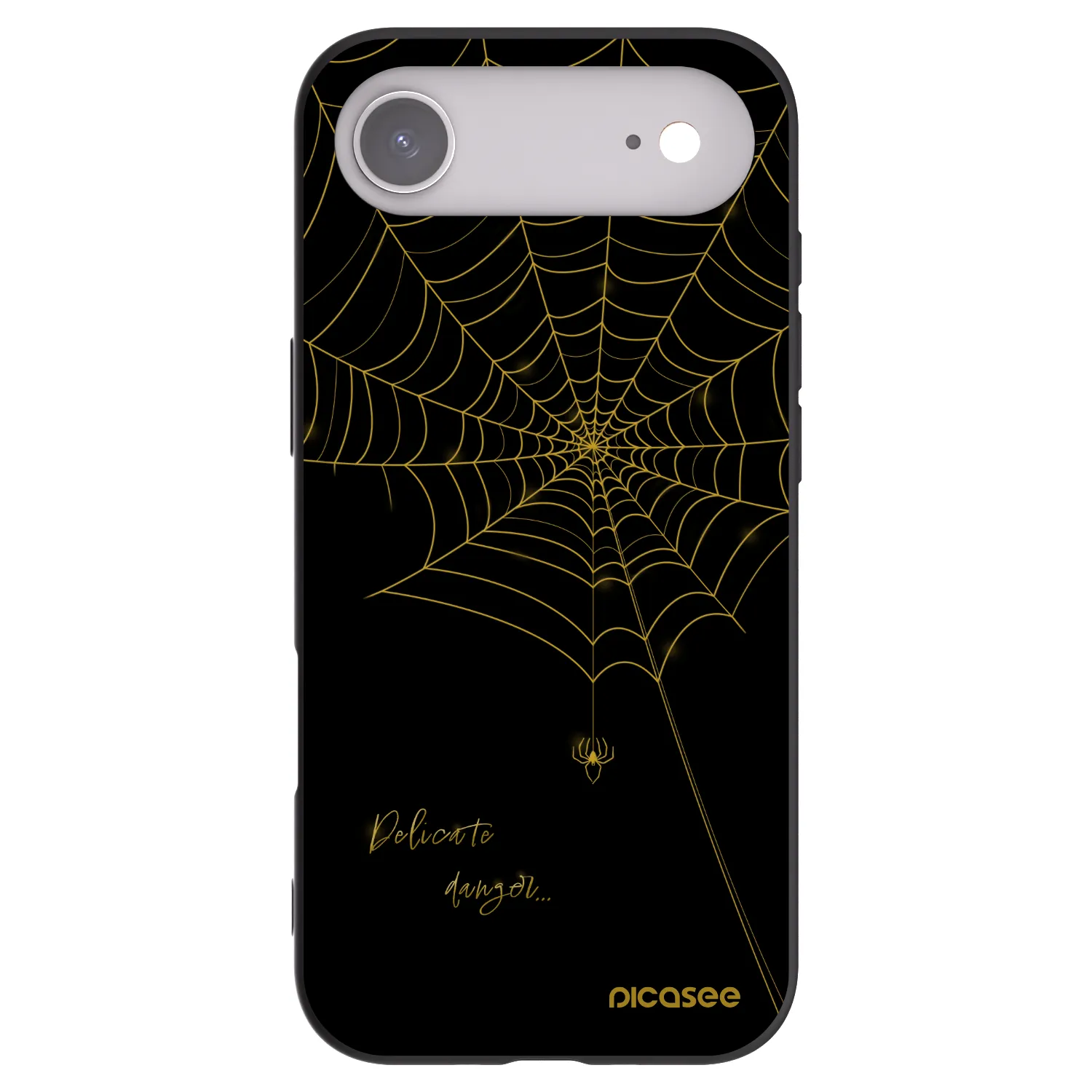Picasee fekete szilikon tok az alábbi mobiltelefonokra Apple iPhone Air - Delicate danger