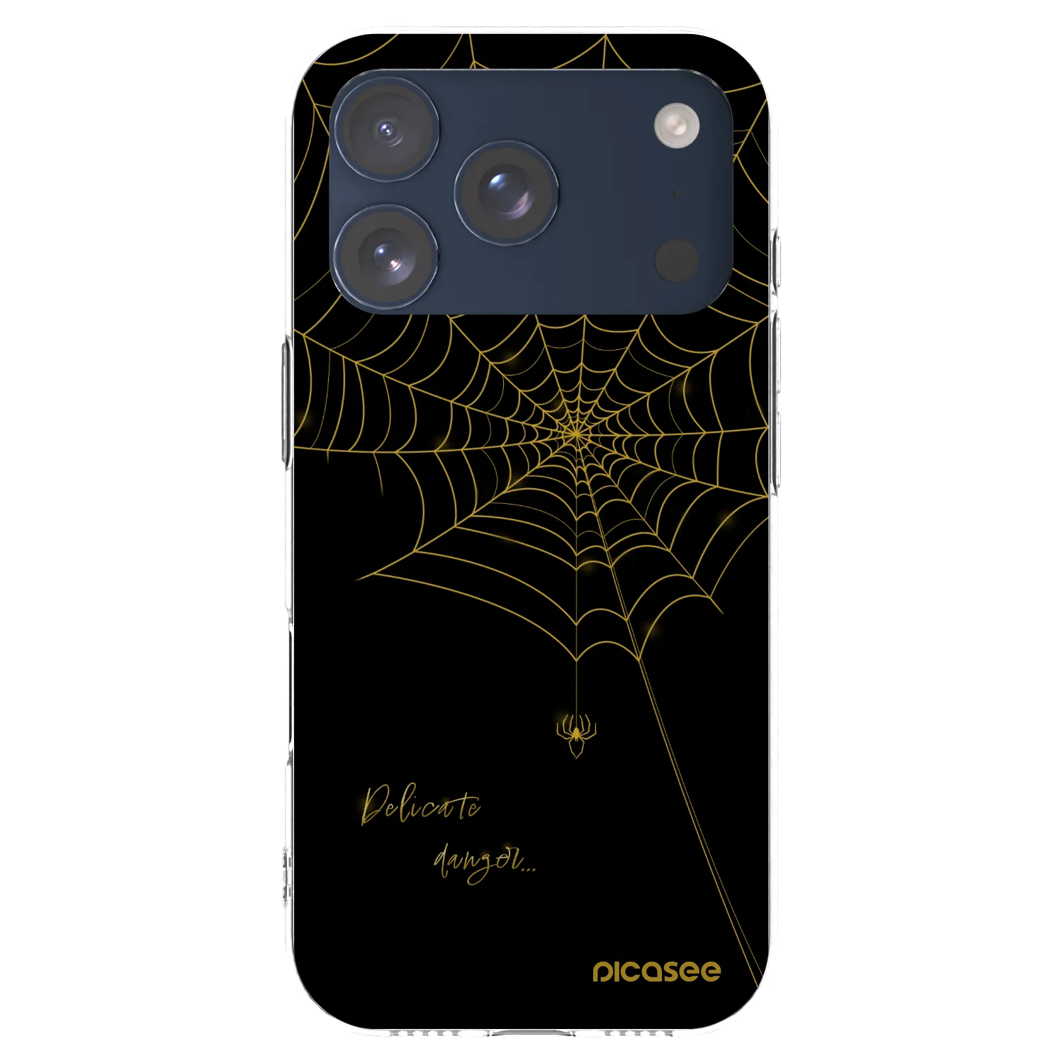 Picasee átlátszó szilikon tok az alábbi mobiltelefonokra Apple iPhone 17 Pro - Delicate danger