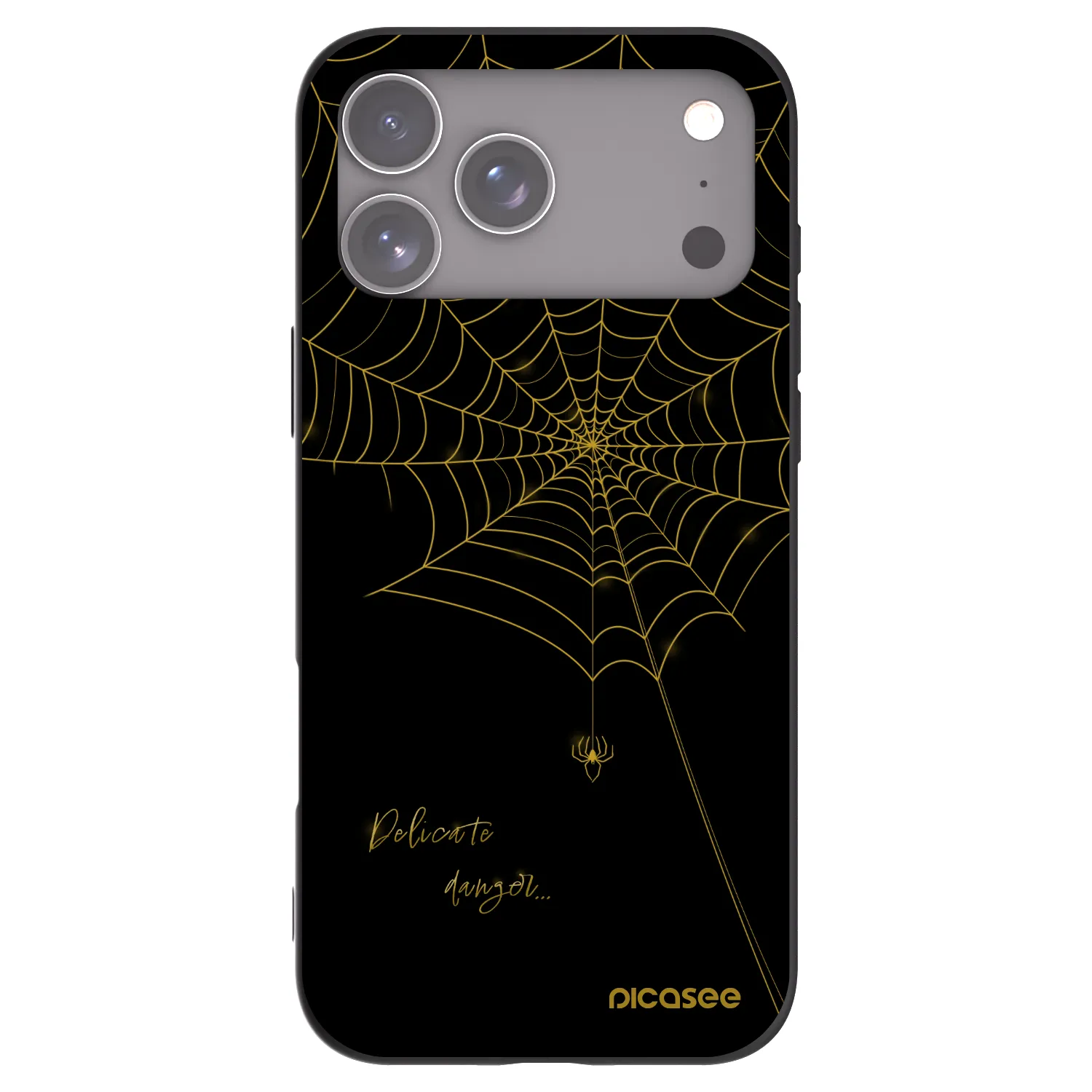 Picasee fekete szilikon tok az alábbi mobiltelefonokra Apple iPhone 17 Pro Max - Delicate danger