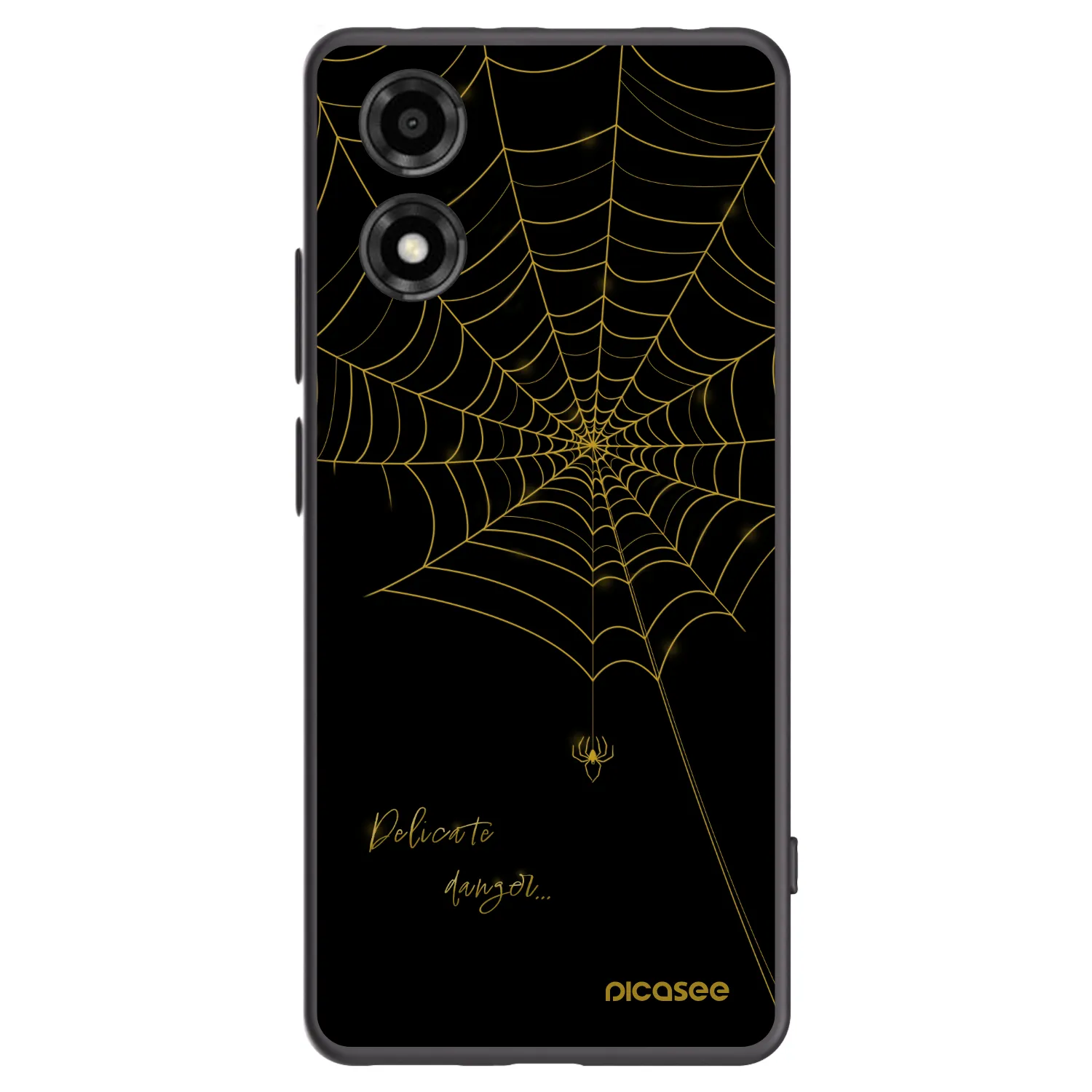 Picasee fekete szilikon tok az alábbi mobiltelefonokra Motorola Moto E14 - Delicate danger