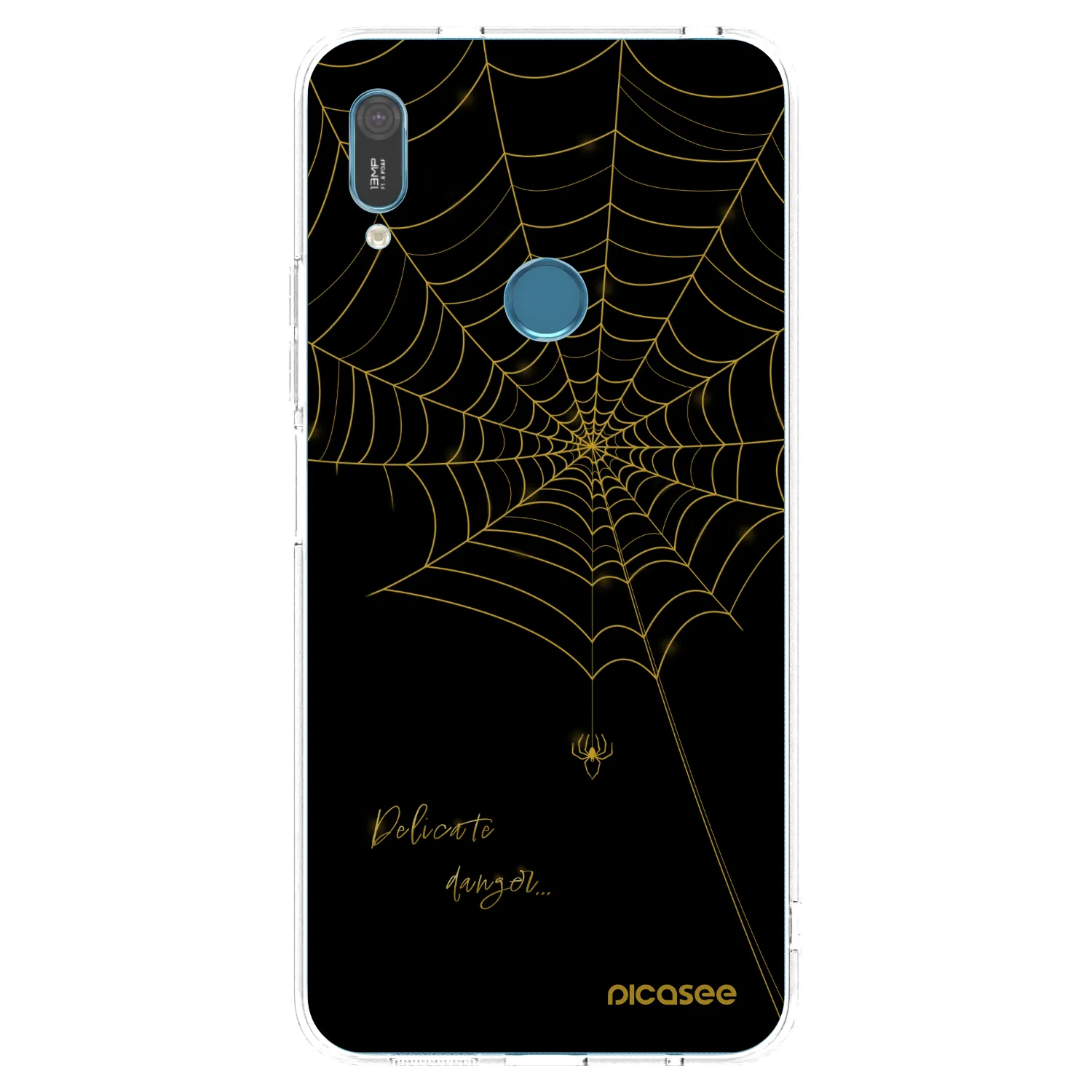 Picasee átlátszó szilikon tok az alábbi mobiltelefonokra Huawei Y6 2019 - Delicate danger