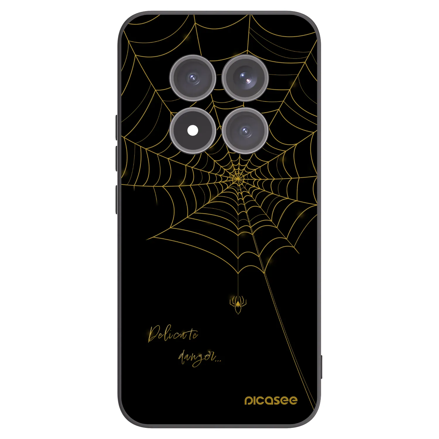 Picasee fekete szilikon tok az alábbi mobiltelefonokra Xiaomi Redmi Note 15 Pro+ - Delicate danger