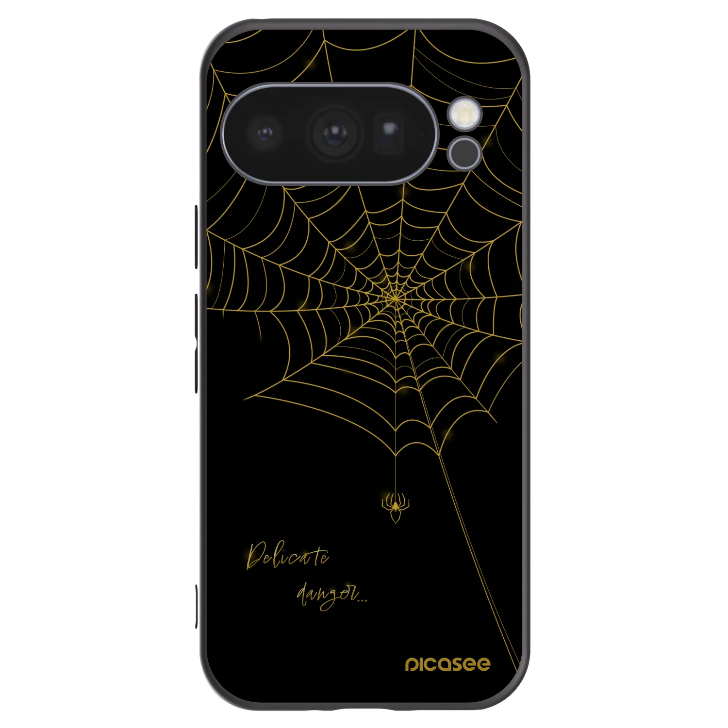 Picasee fekete szilikon tok az alábbi mobiltelefonokra Google Pixel 10 Pro - Delicate danger