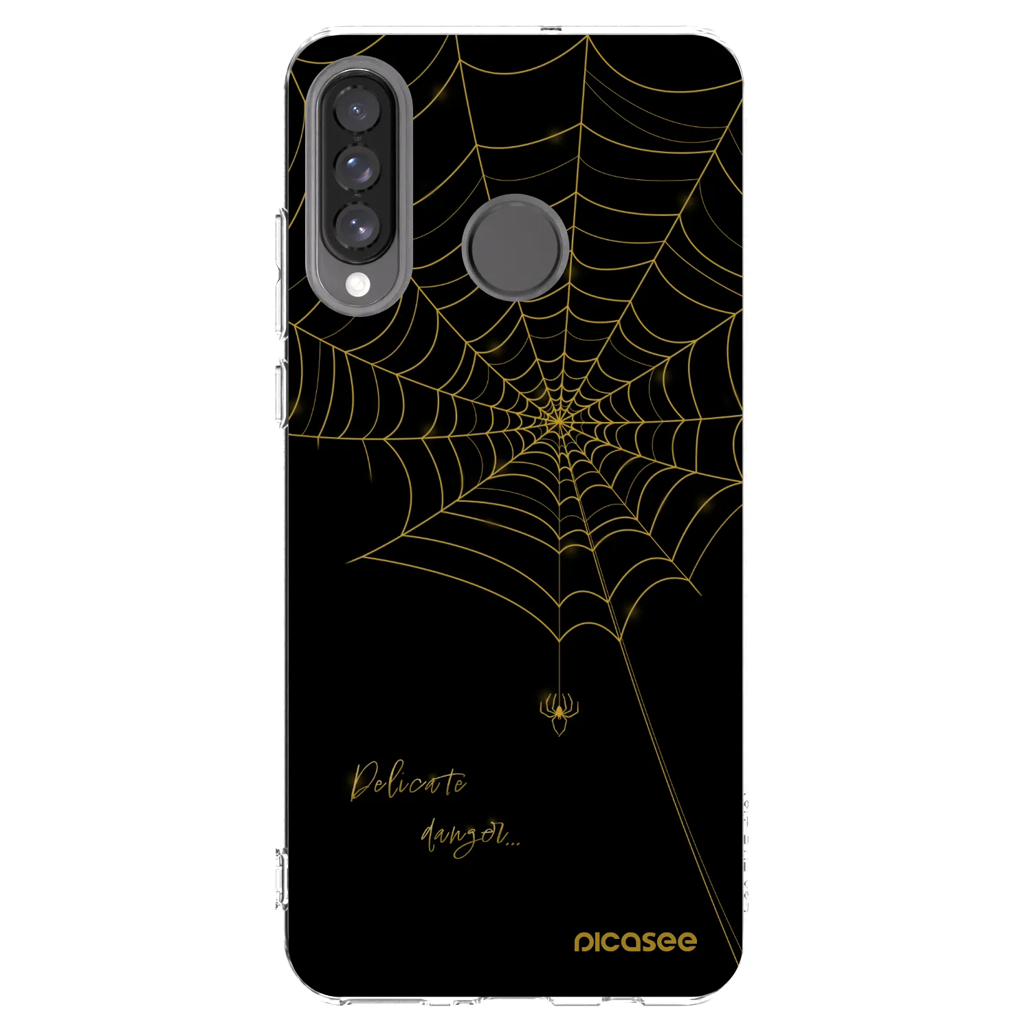 Picasee átlátszó szilikon tok az alábbi mobiltelefonokra Huawei P30 Lite - Delicate danger